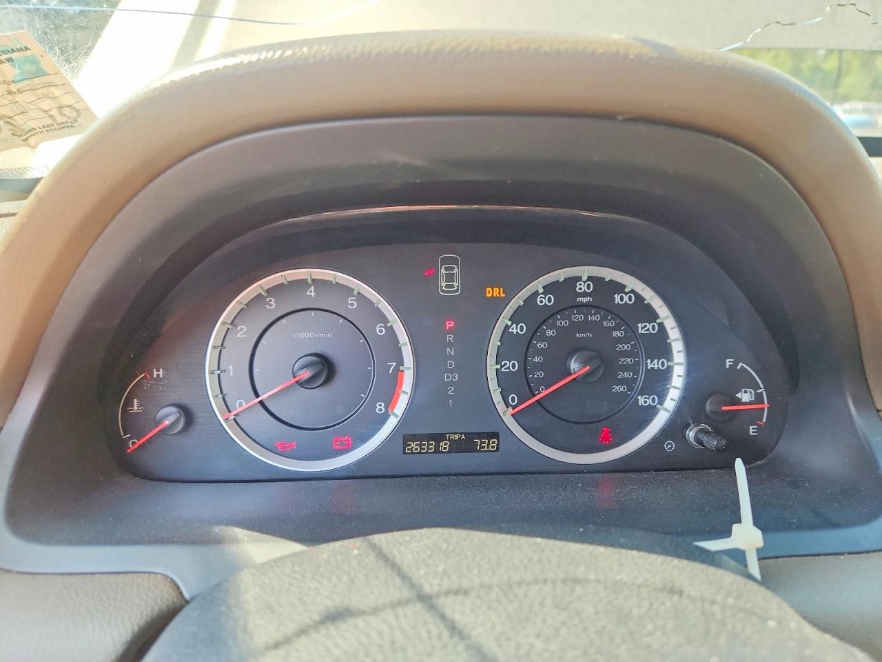 2010 Honda Accord Exl Коричневый vin: 1HGCP2F81AA034267