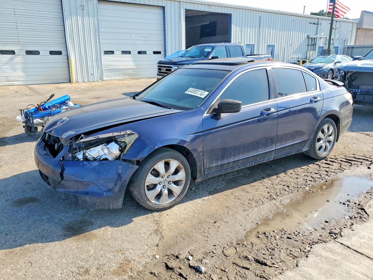 2010 Honda Accord Exl Синий vin: 1HGCP2F81AA045009