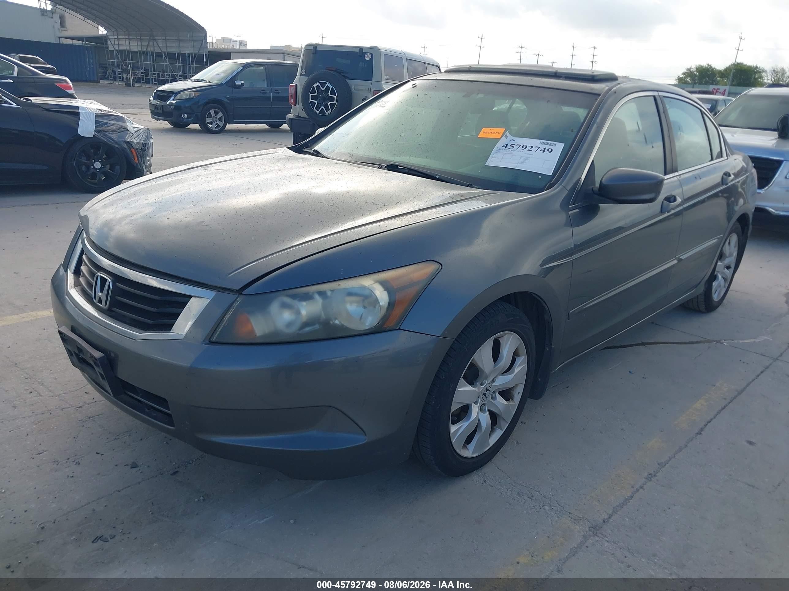 2010 Honda Accord 2.4 Ex-l Серый vin: 1HGCP2F81AA048282