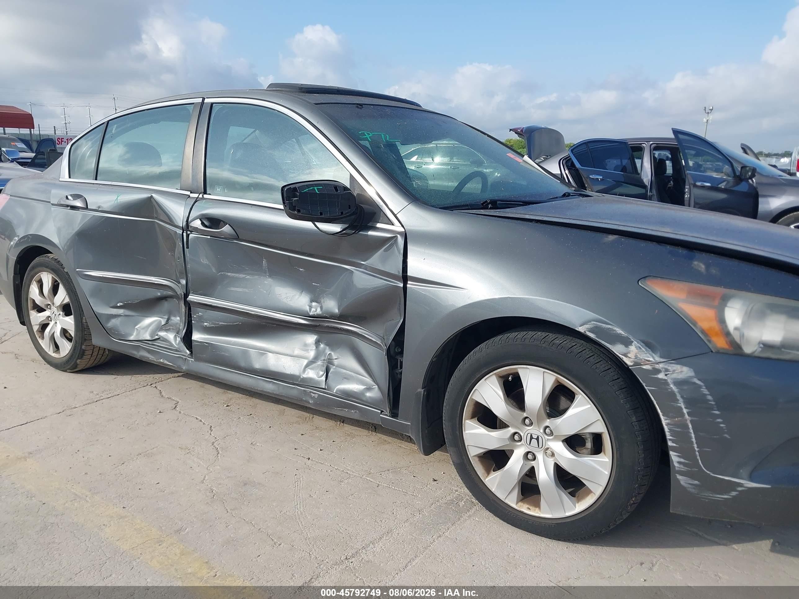 2010 Honda Accord 2.4 Ex-l Серый vin: 1HGCP2F81AA048282