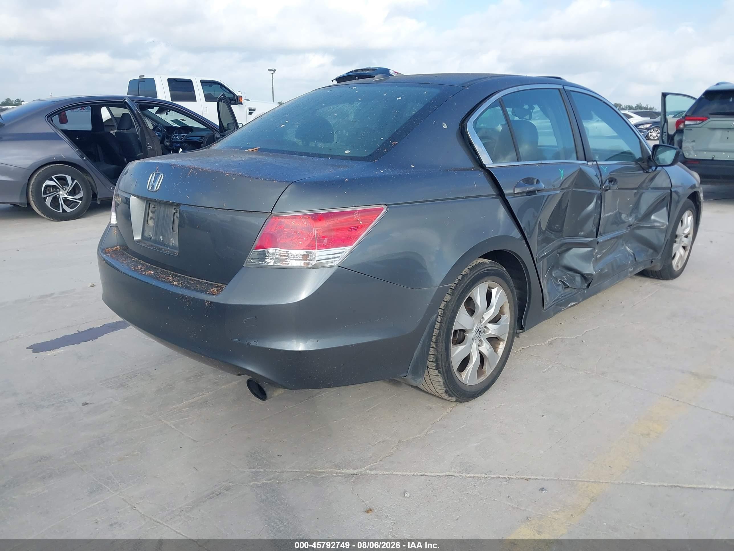 2010 Honda Accord 2.4 Ex-l Серый vin: 1HGCP2F81AA048282