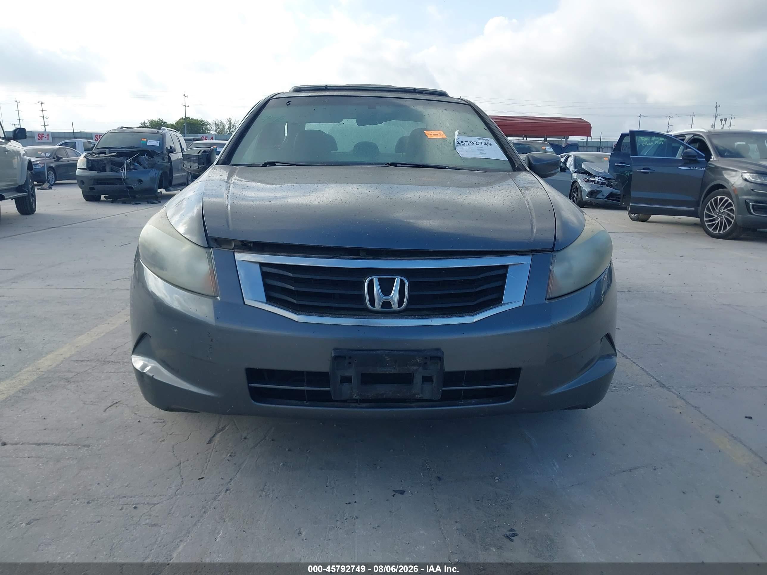 2010 Honda Accord 2.4 Ex-l Серый vin: 1HGCP2F81AA048282