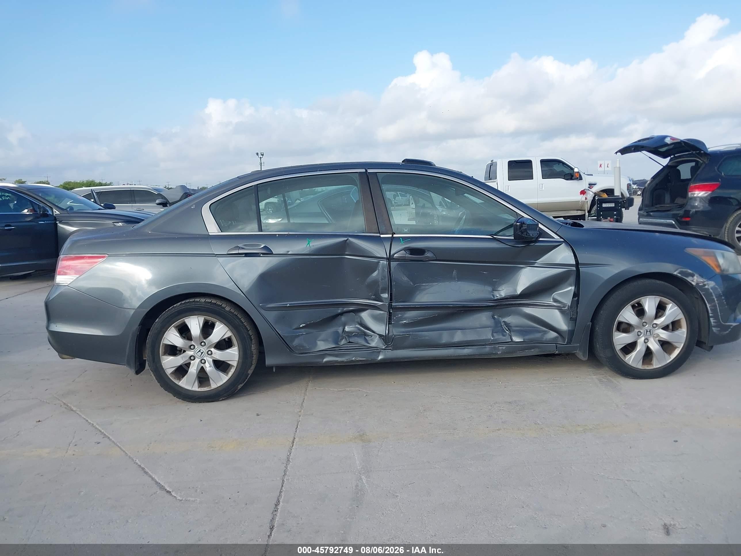 2010 Honda Accord 2.4 Ex-l Серый vin: 1HGCP2F81AA048282