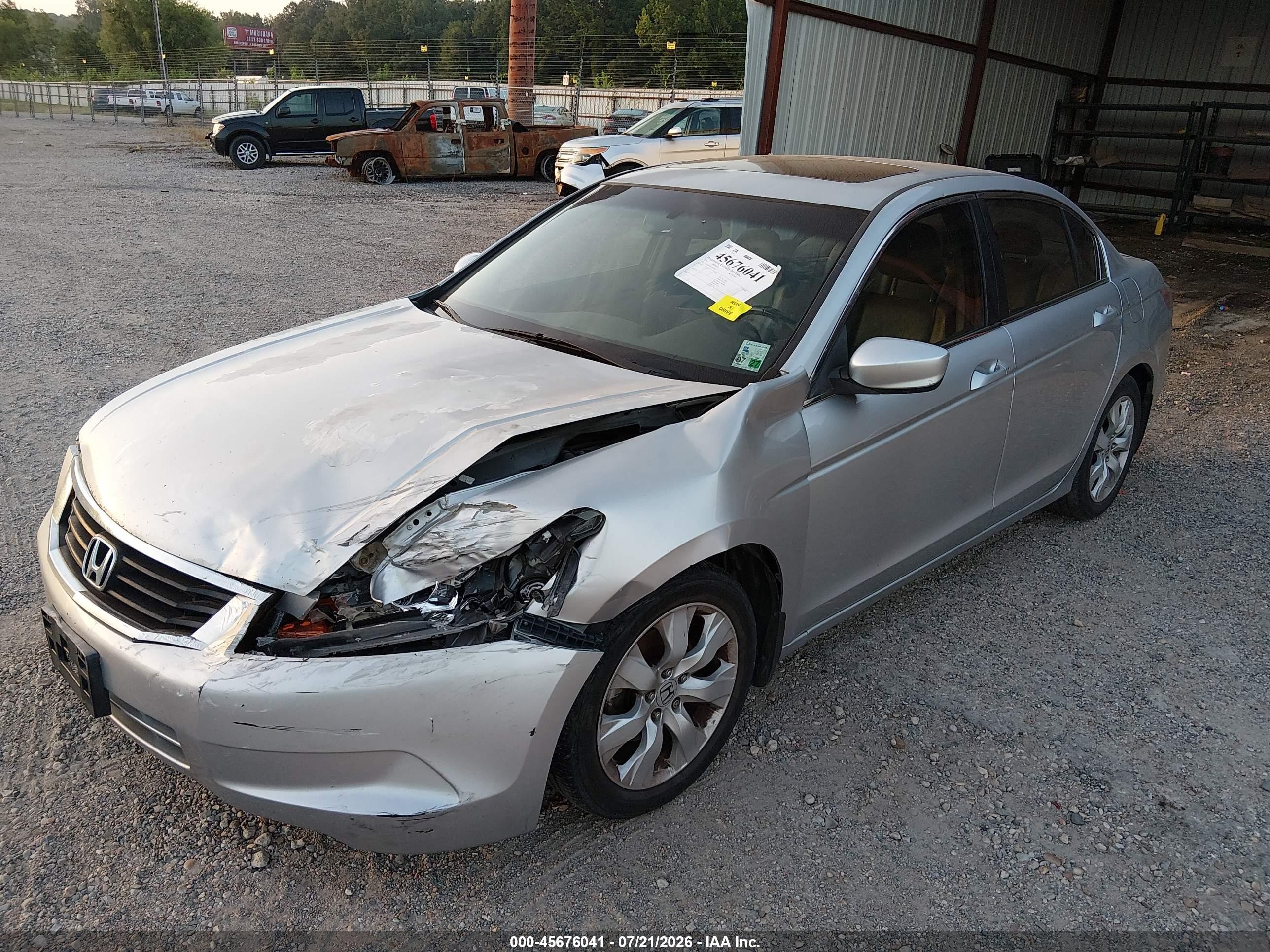 2010 Honda Accord 2.4 Ex-l Серебряный vin: 1HGCP2F81AA063221