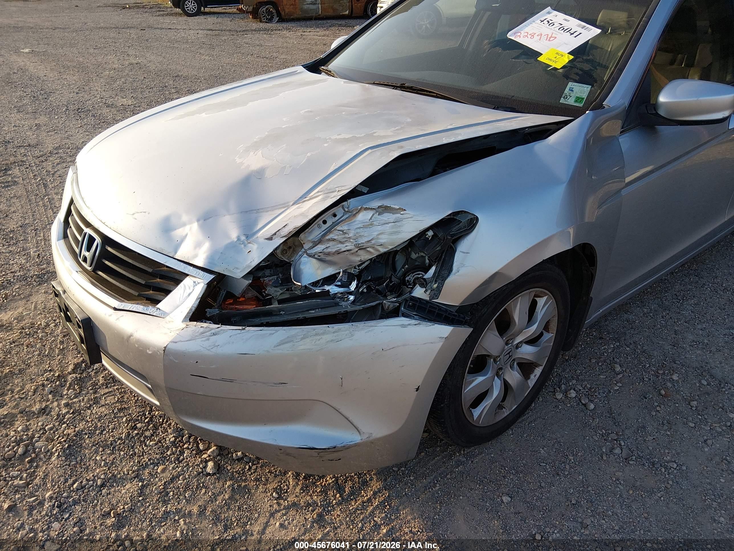 2010 Honda Accord 2.4 Ex-l Серебряный vin: 1HGCP2F81AA063221