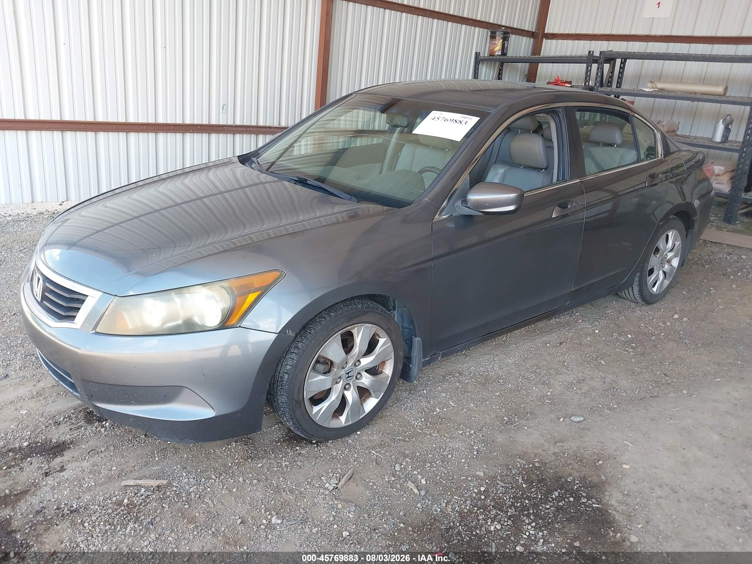 2010 Honda Accord 2.4 Ex-l Серый vin: 1HGCP2F81AA067706