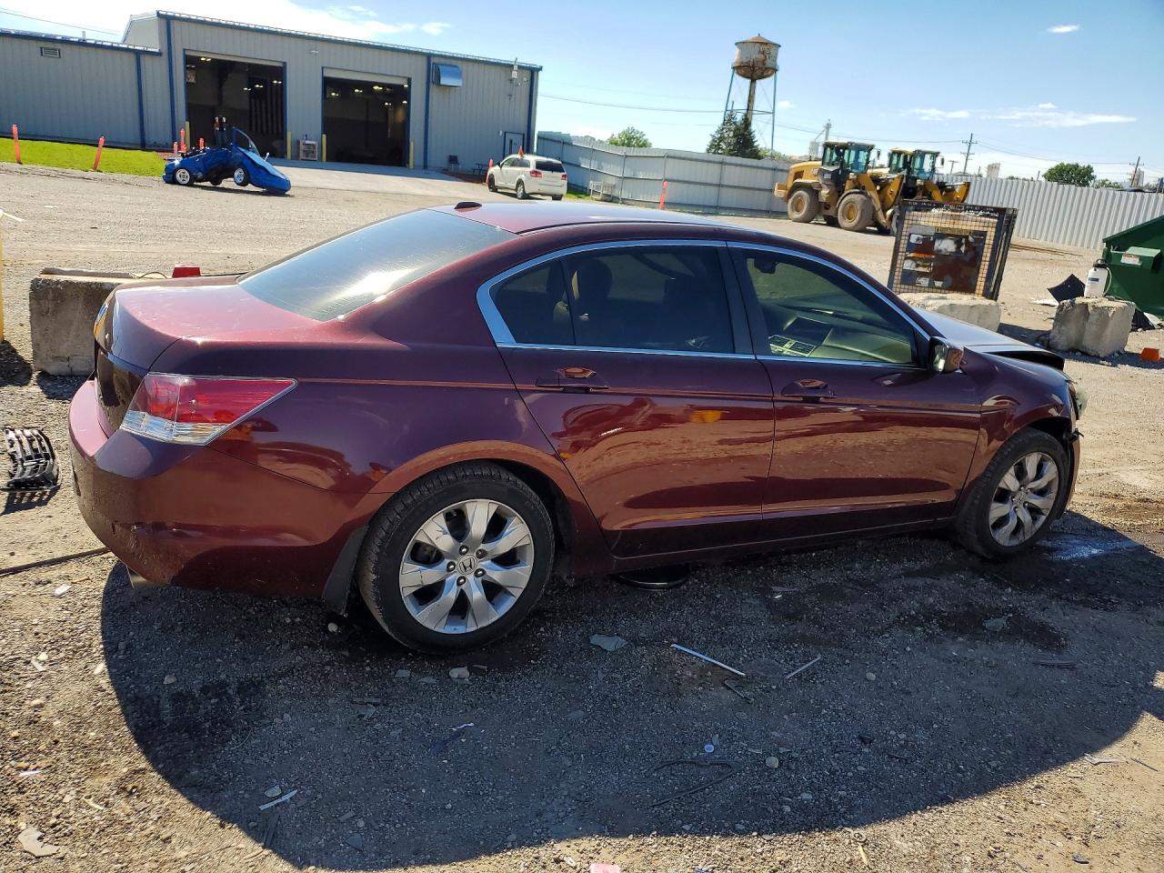 2010 Honda Accord Exl Burgundy vin: 1HGCP2F81AA094131