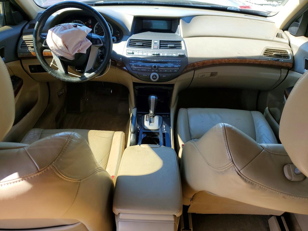 2010 Honda Accord Exl Burgundy vin: 1HGCP2F81AA094131