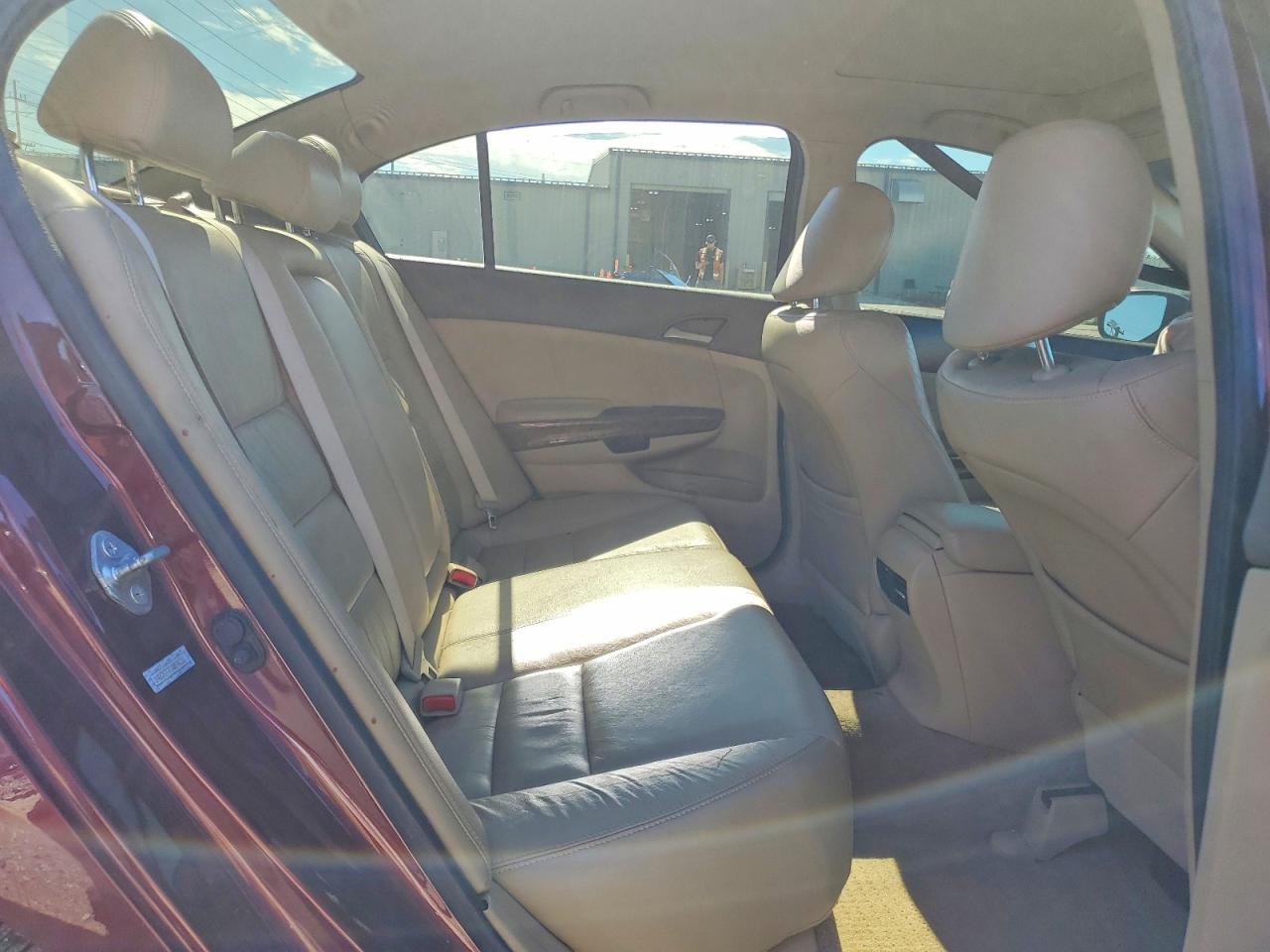 2010 Honda Accord Exl Burgundy vin: 1HGCP2F81AA094131
