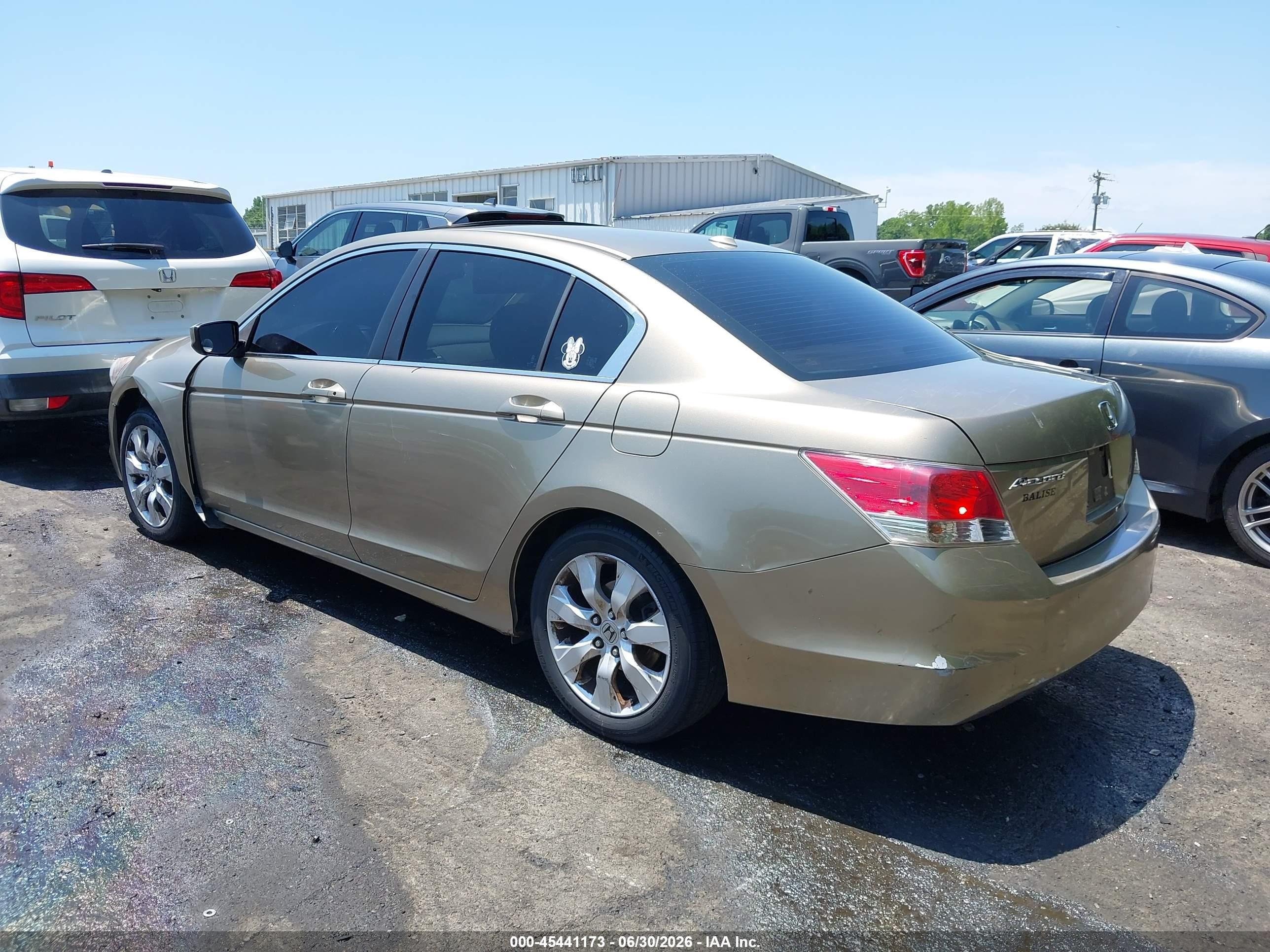 2010 Honda Accord 2.4 Ex-l Gold vin: 1HGCP2F81AA101157