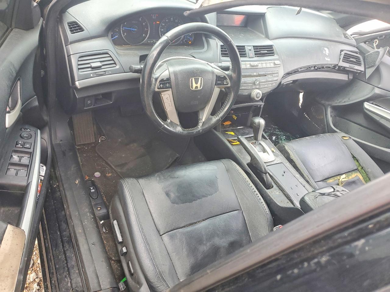 2010 Honda Accord Exl Black vin: 1HGCP2F81AA119240