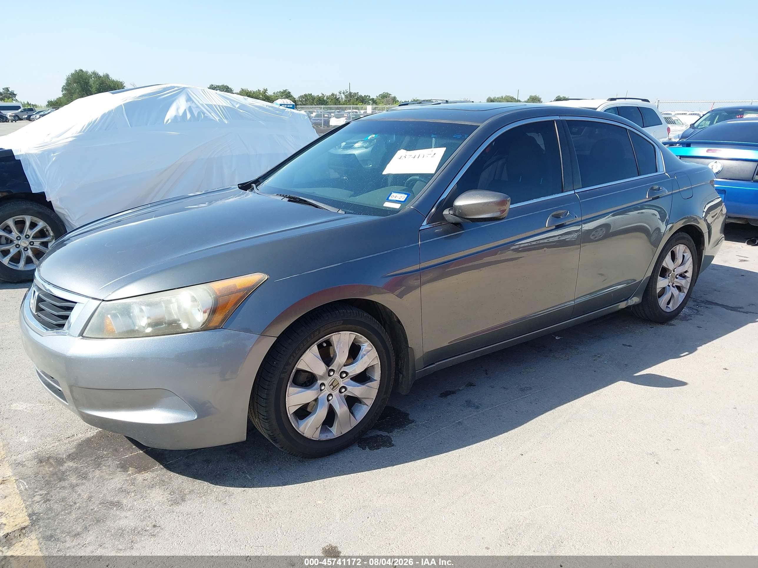 2010 Honda Accord 2.4 Ex-l Gray vin: 1HGCP2F81AA148561