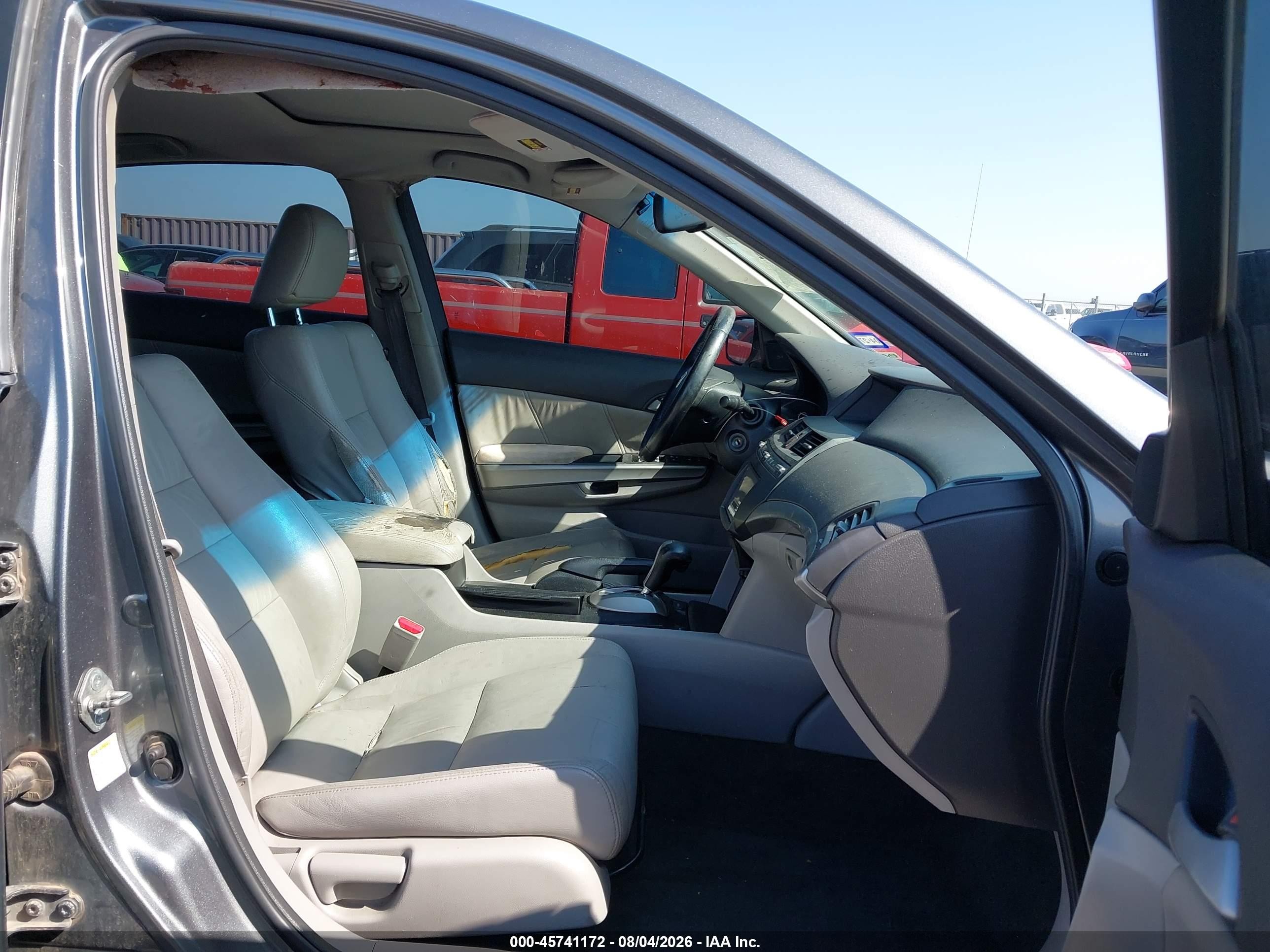 2010 Honda Accord 2.4 Ex-l Gray vin: 1HGCP2F81AA148561