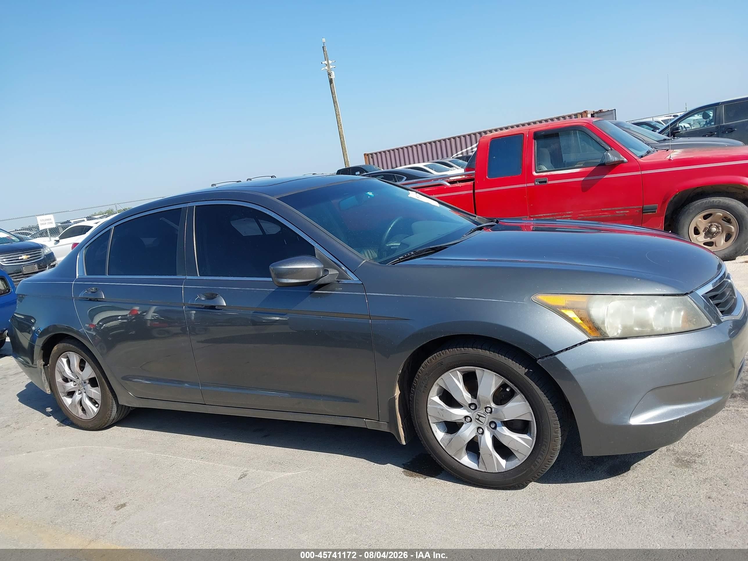 2010 Honda Accord 2.4 Ex-l Gray vin: 1HGCP2F81AA148561