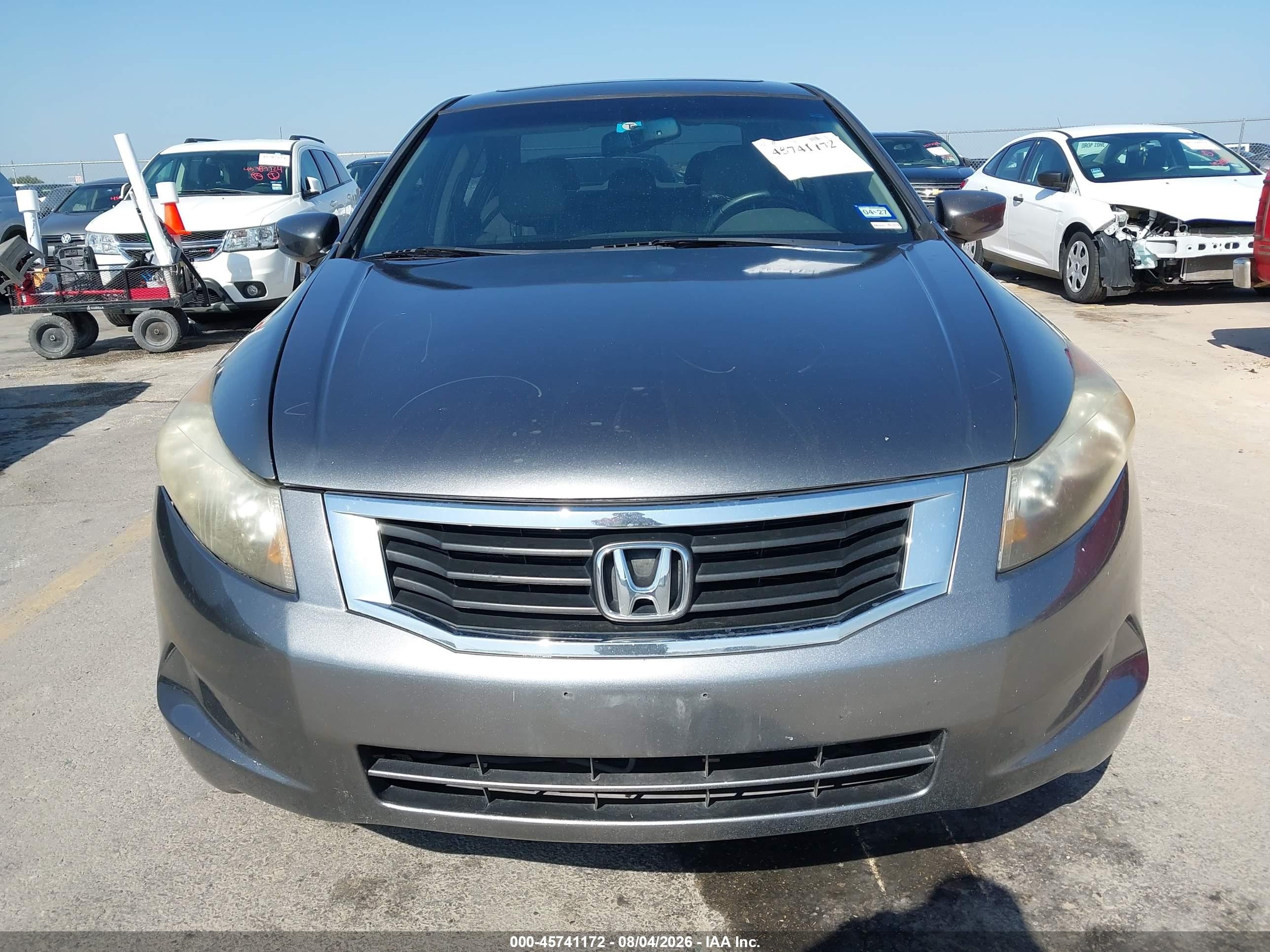 2010 Honda Accord 2.4 Ex-l Gray vin: 1HGCP2F81AA148561