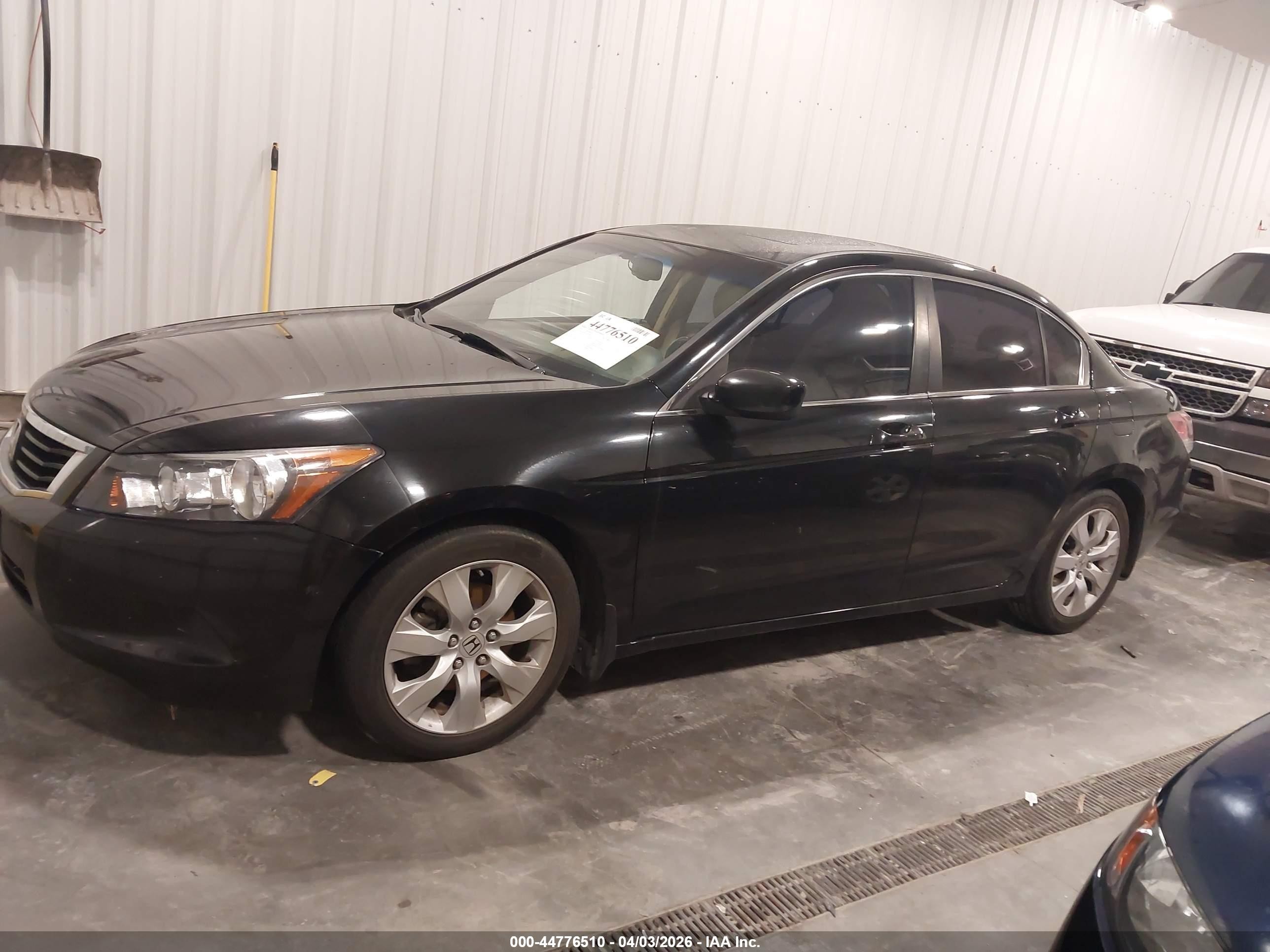 2010 Honda Accord 2.4 Ex-l Black vin: 1HGCP2F81AA157891
