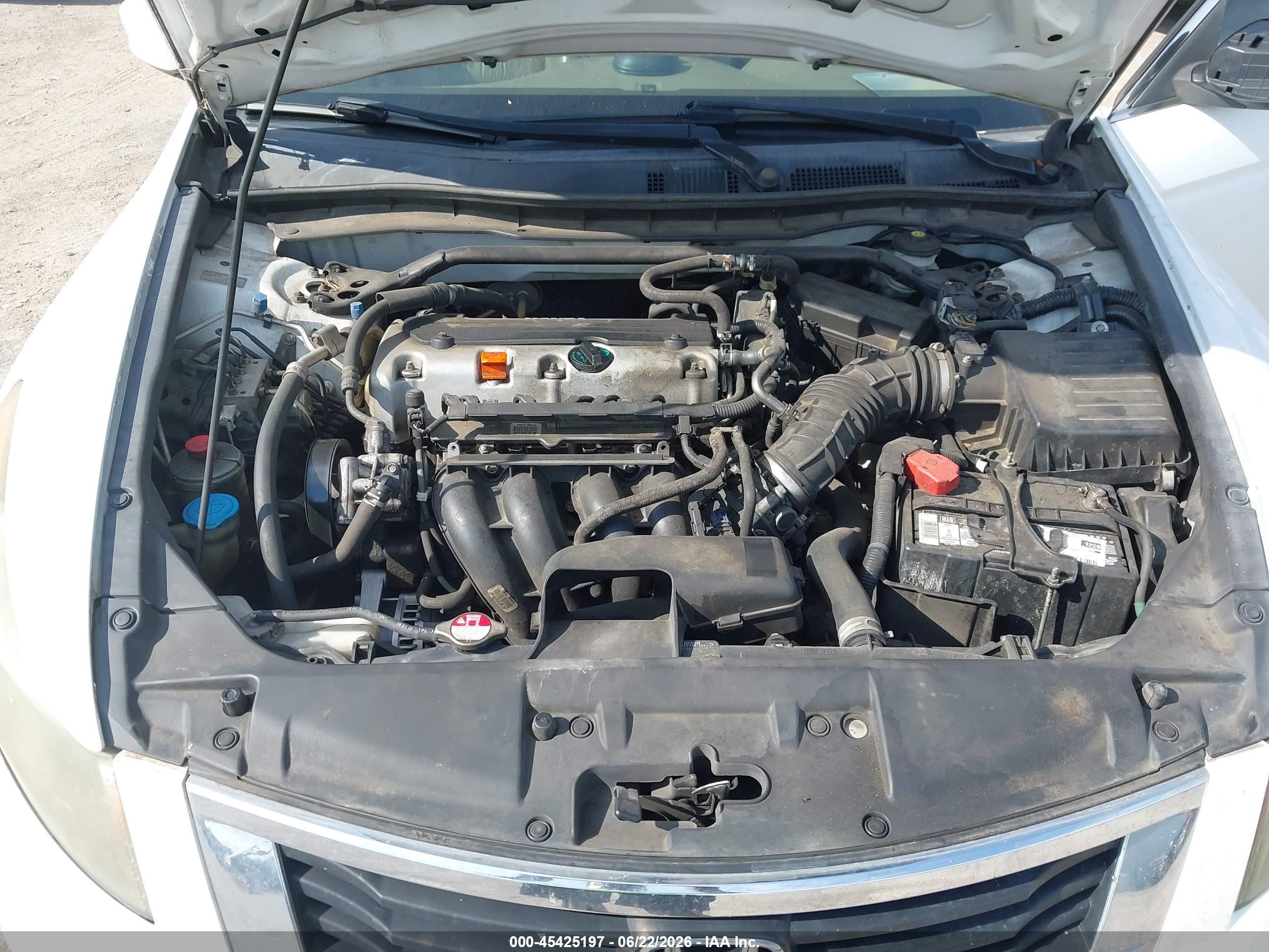 2010 Honda Accord 2.4 Ex-l White vin: 1HGCP2F81AA159267