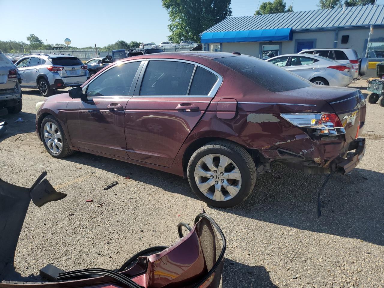 2010 Honda Accord Exl Maroon vin: 1HGCP2F81AA159446