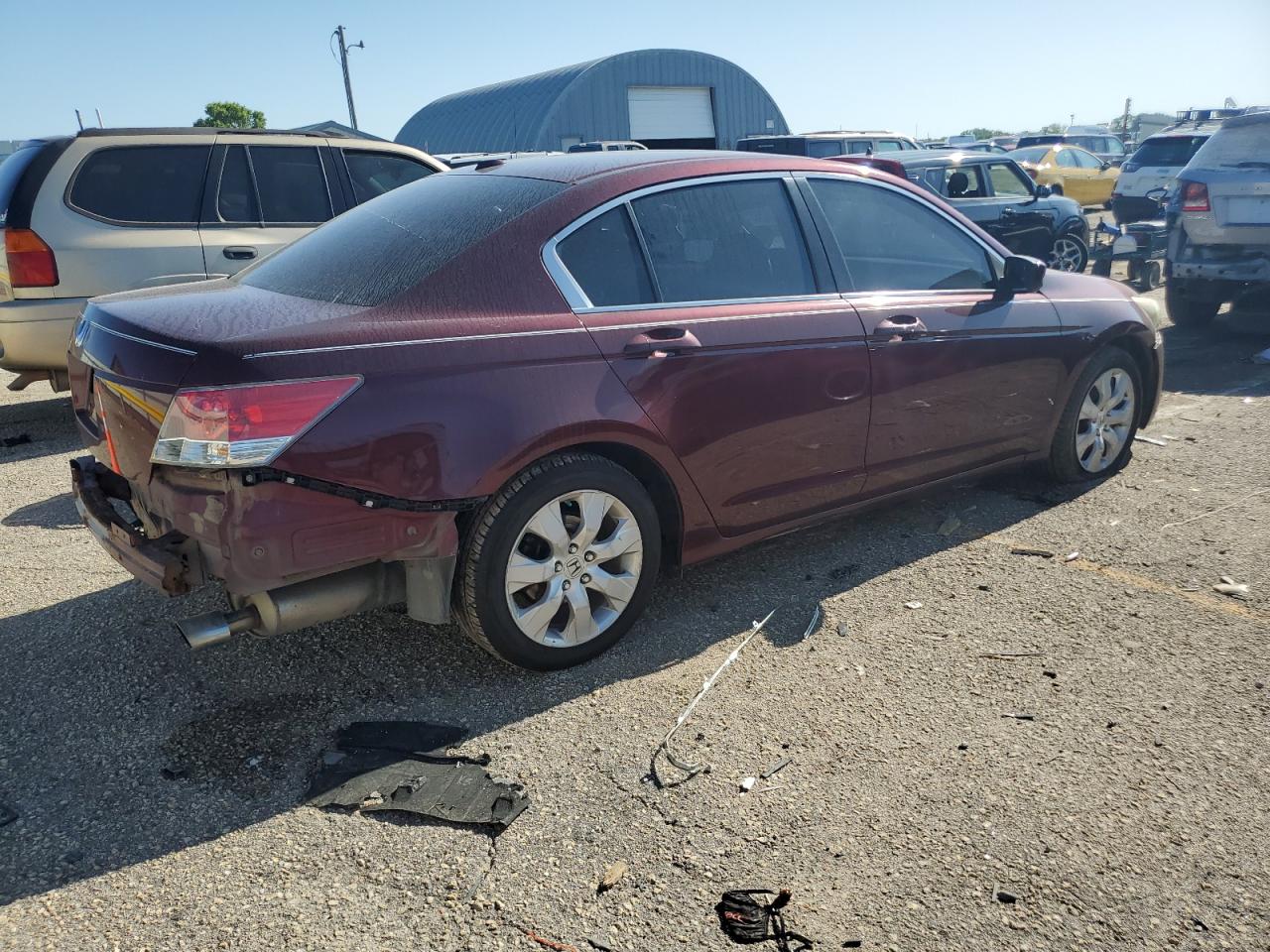2010 Honda Accord Exl Maroon vin: 1HGCP2F81AA159446