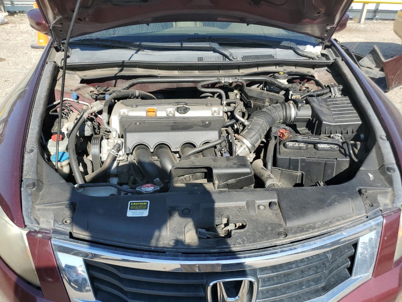 2010 Honda Accord Exl Maroon vin: 1HGCP2F81AA159446