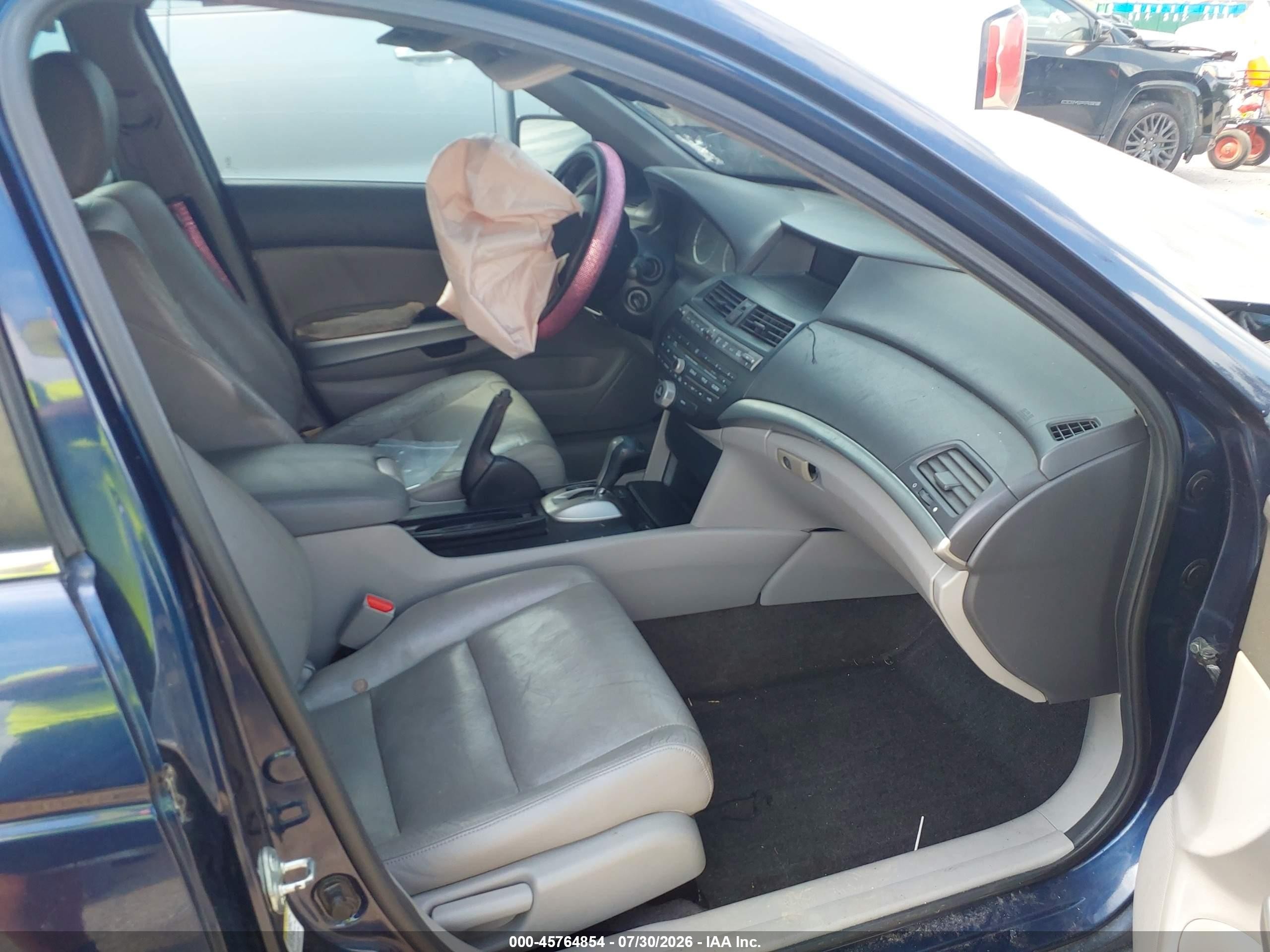 2010 Honda Accord 2.4 Ex-l Blue vin: 1HGCP2F81AA160645