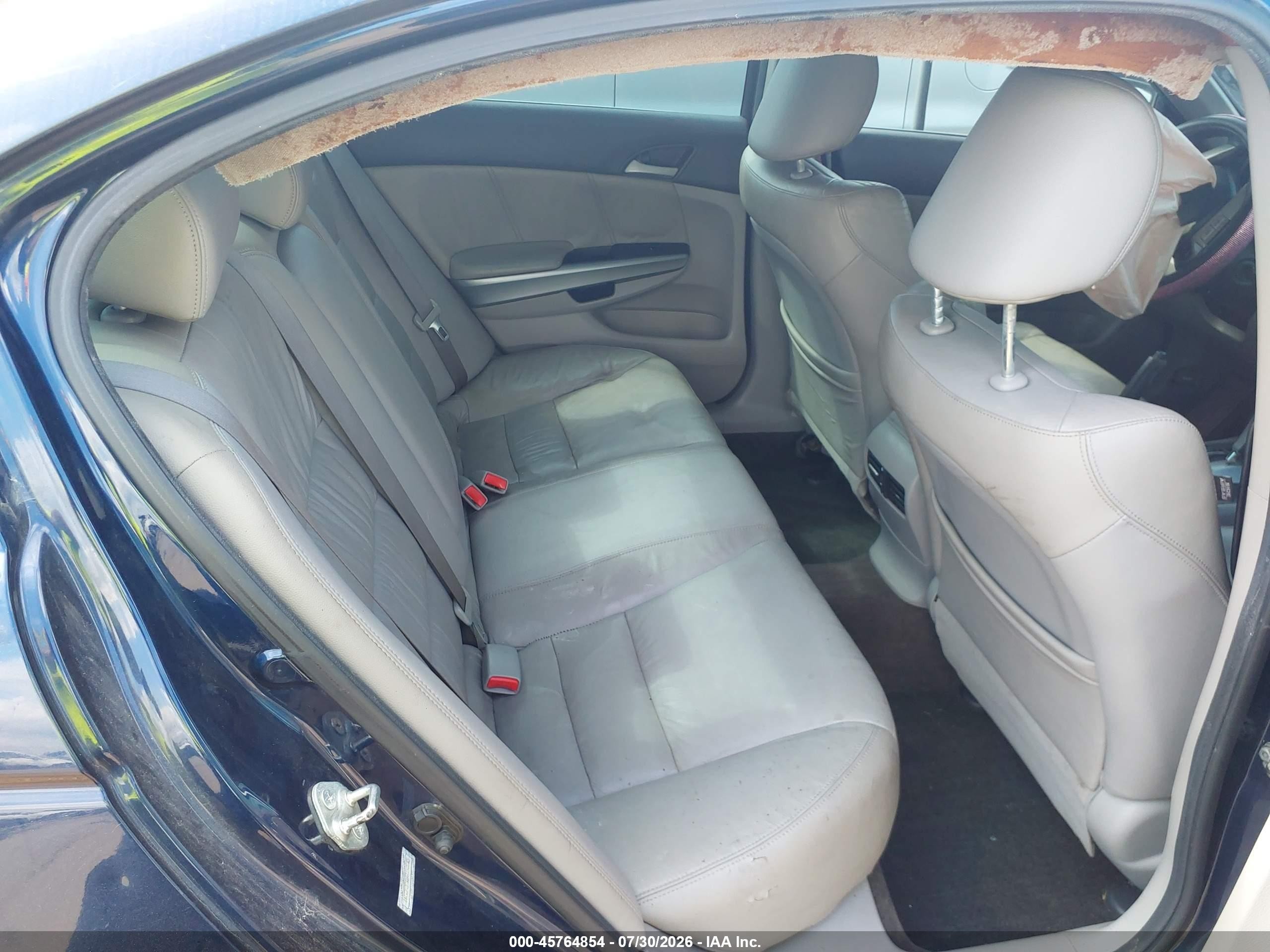 2010 Honda Accord 2.4 Ex-l Blue vin: 1HGCP2F81AA160645