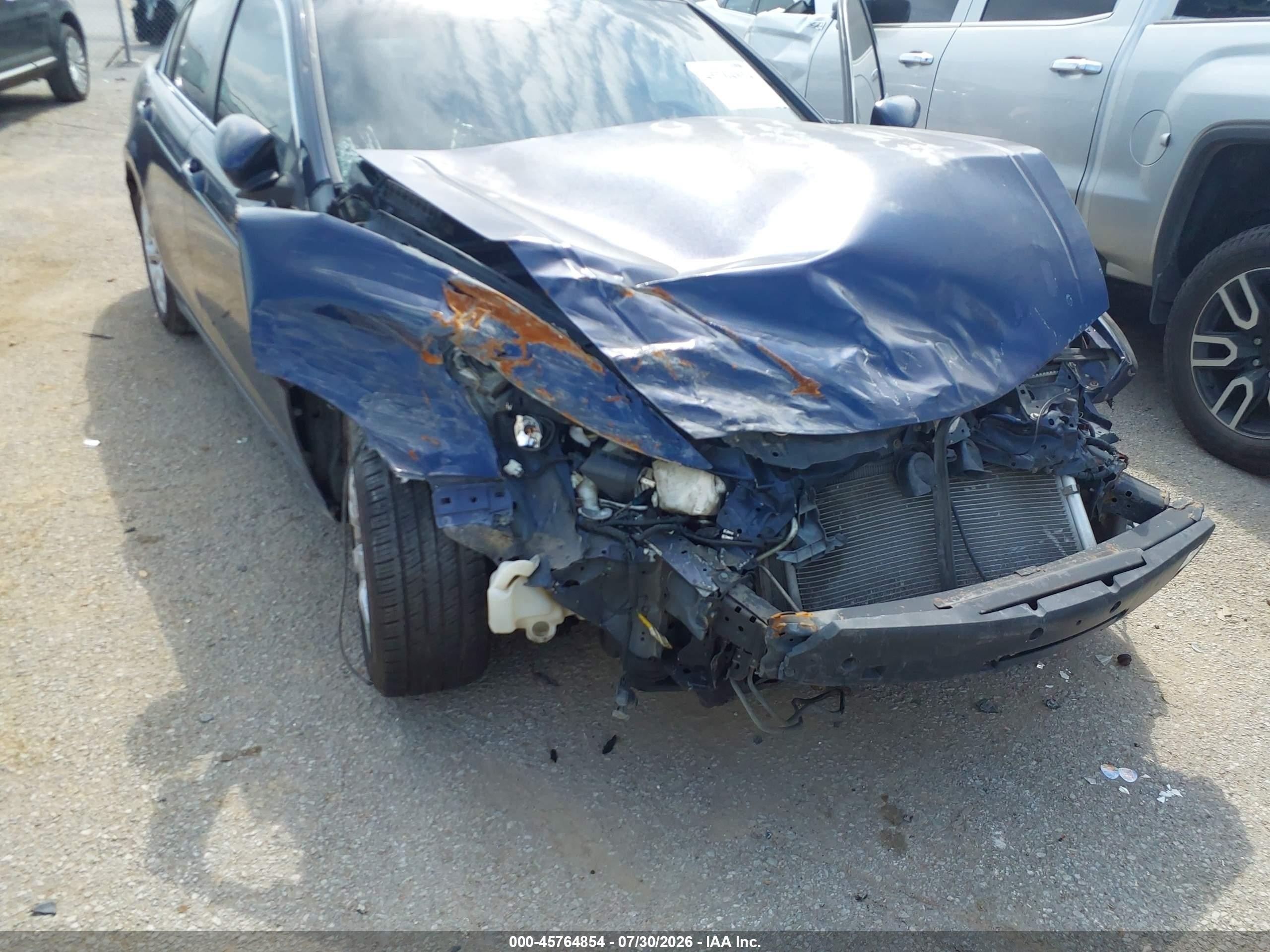 2010 Honda Accord 2.4 Ex-l Blue vin: 1HGCP2F81AA160645
