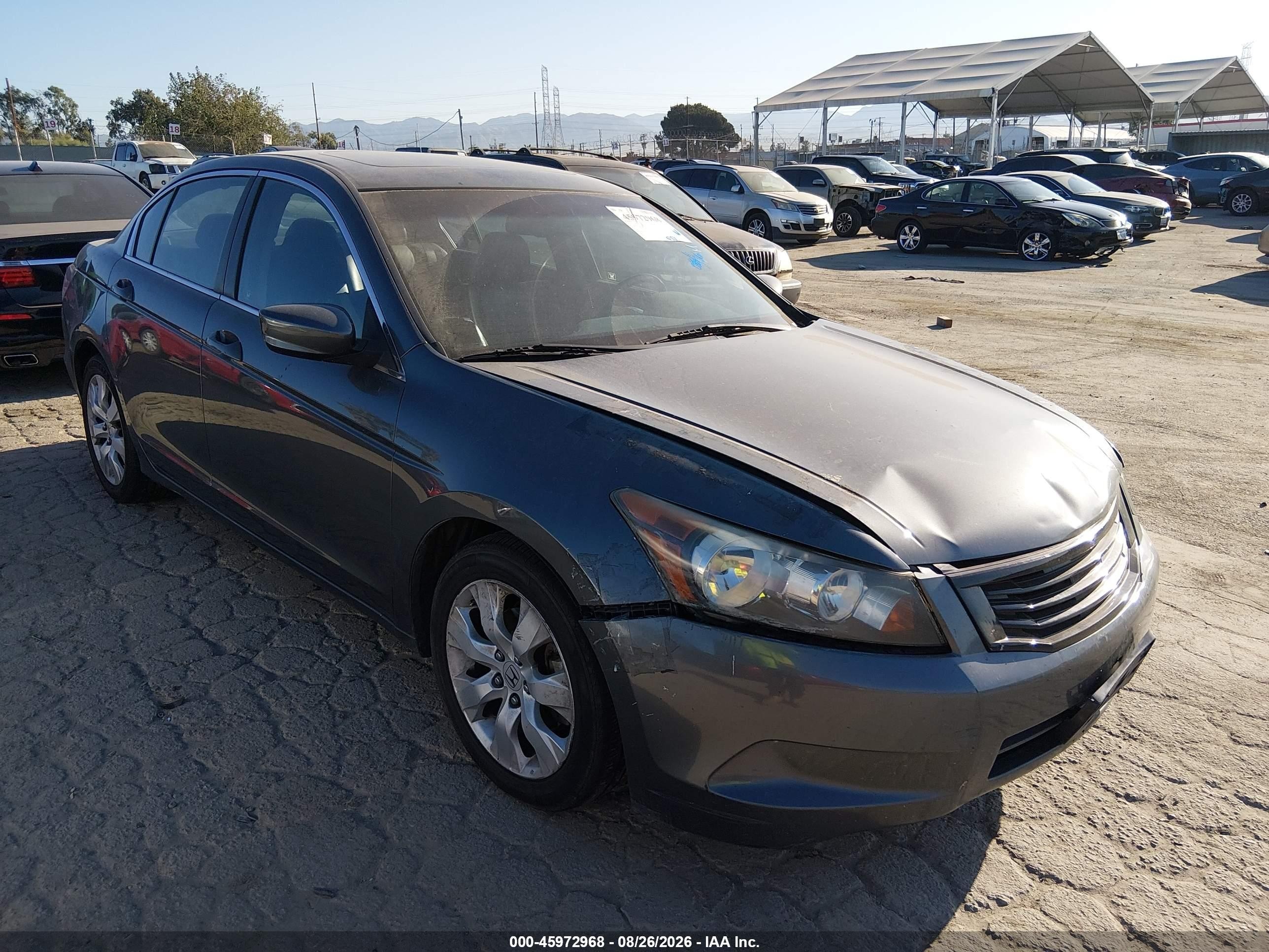 2010 Honda Accord 2.4 Ex-l Gray vin: 1HGCP2F81AA183584
