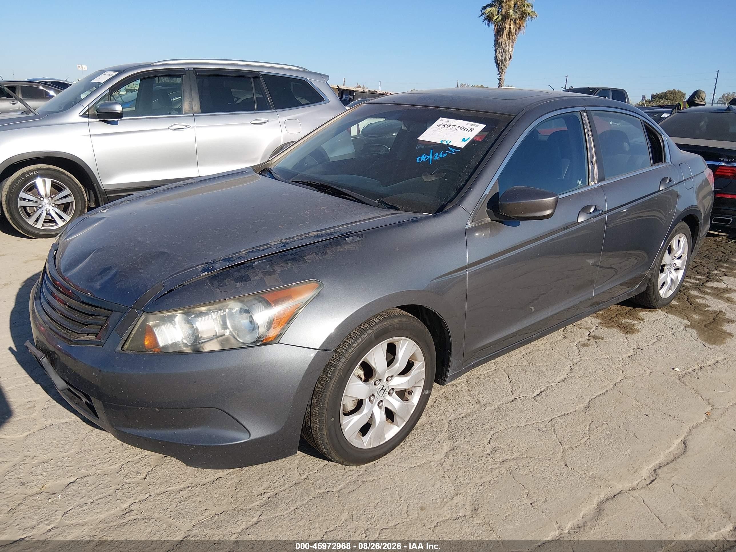 2010 Honda Accord 2.4 Ex-l Серый vin: 1HGCP2F81AA183584