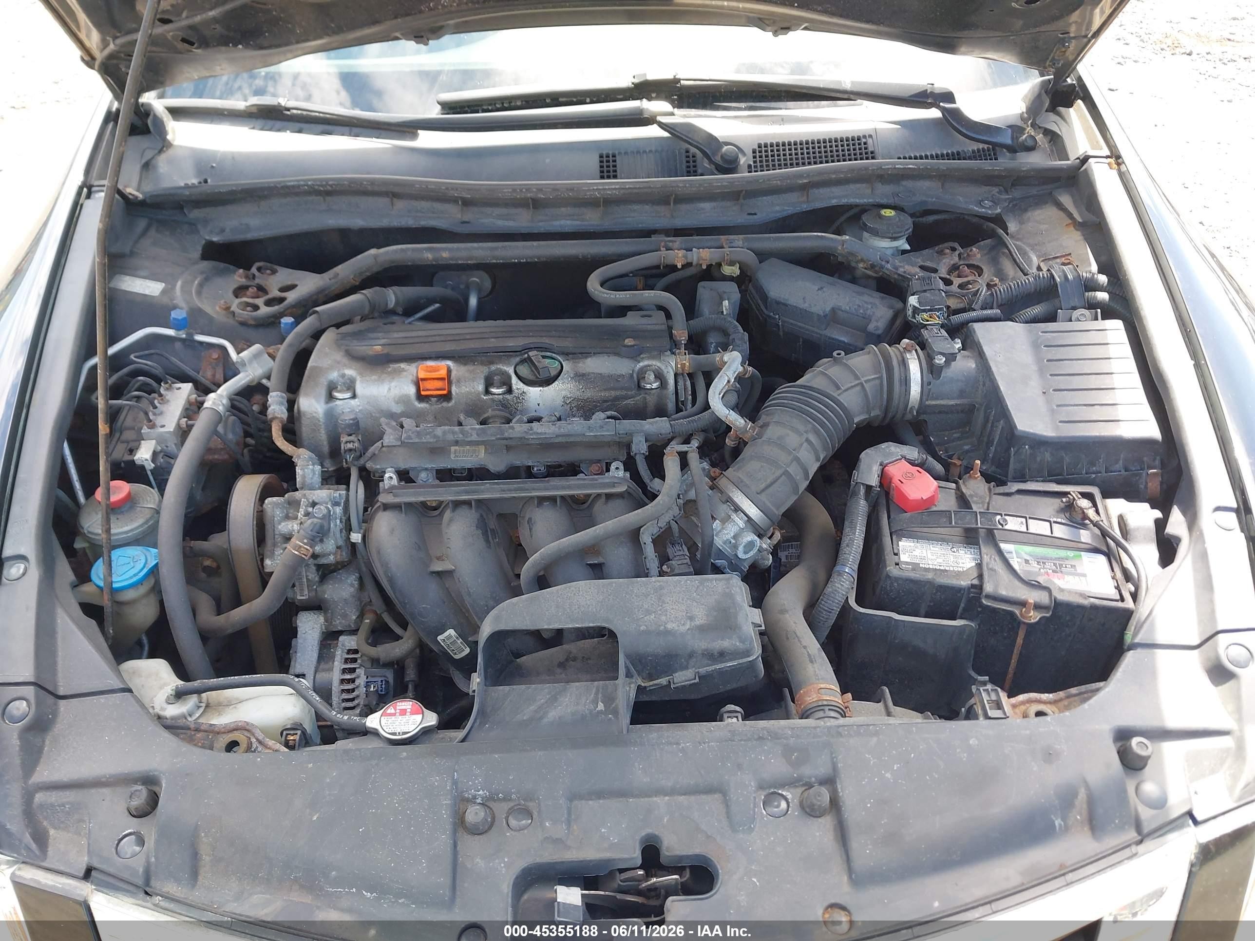 2010 Honda Accord 2.4 Ex-l Black vin: 1HGCP2F81AA188607