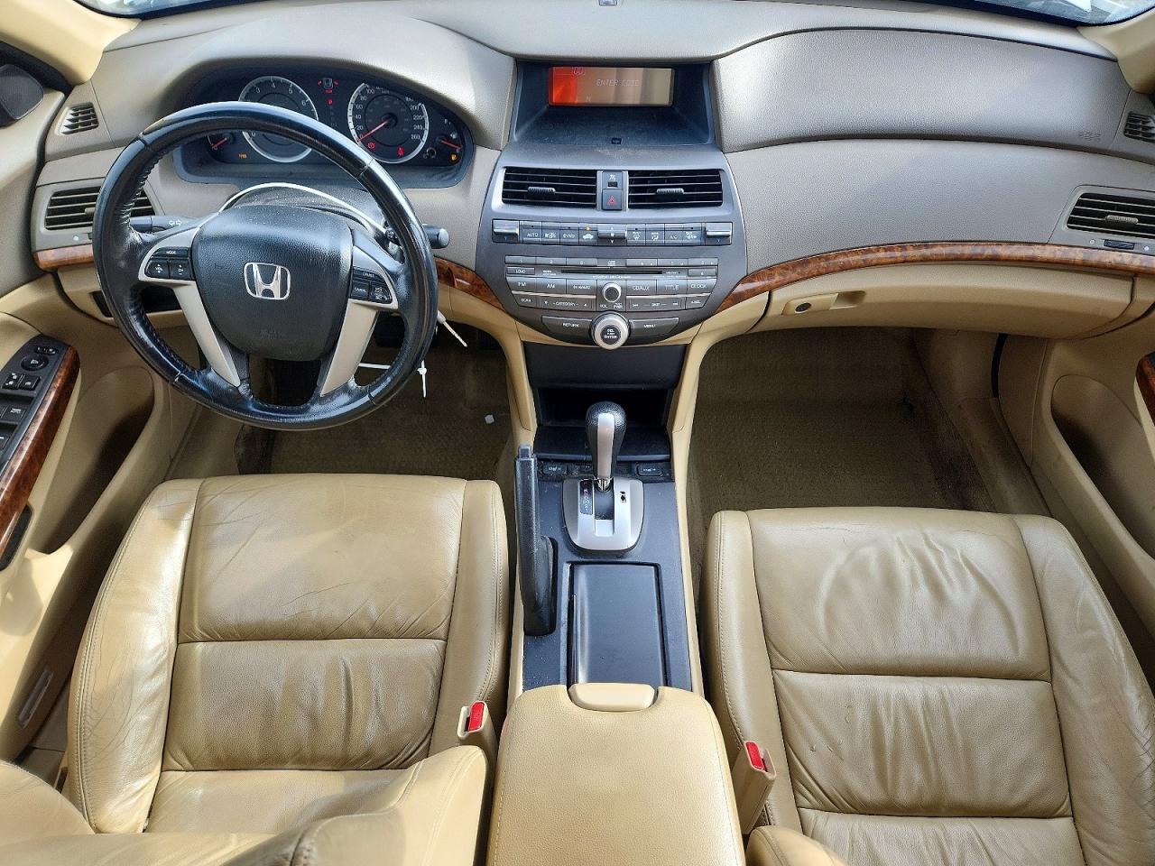 2010 Honda Accord Exl White vin: 1HGCP2F81AA805214