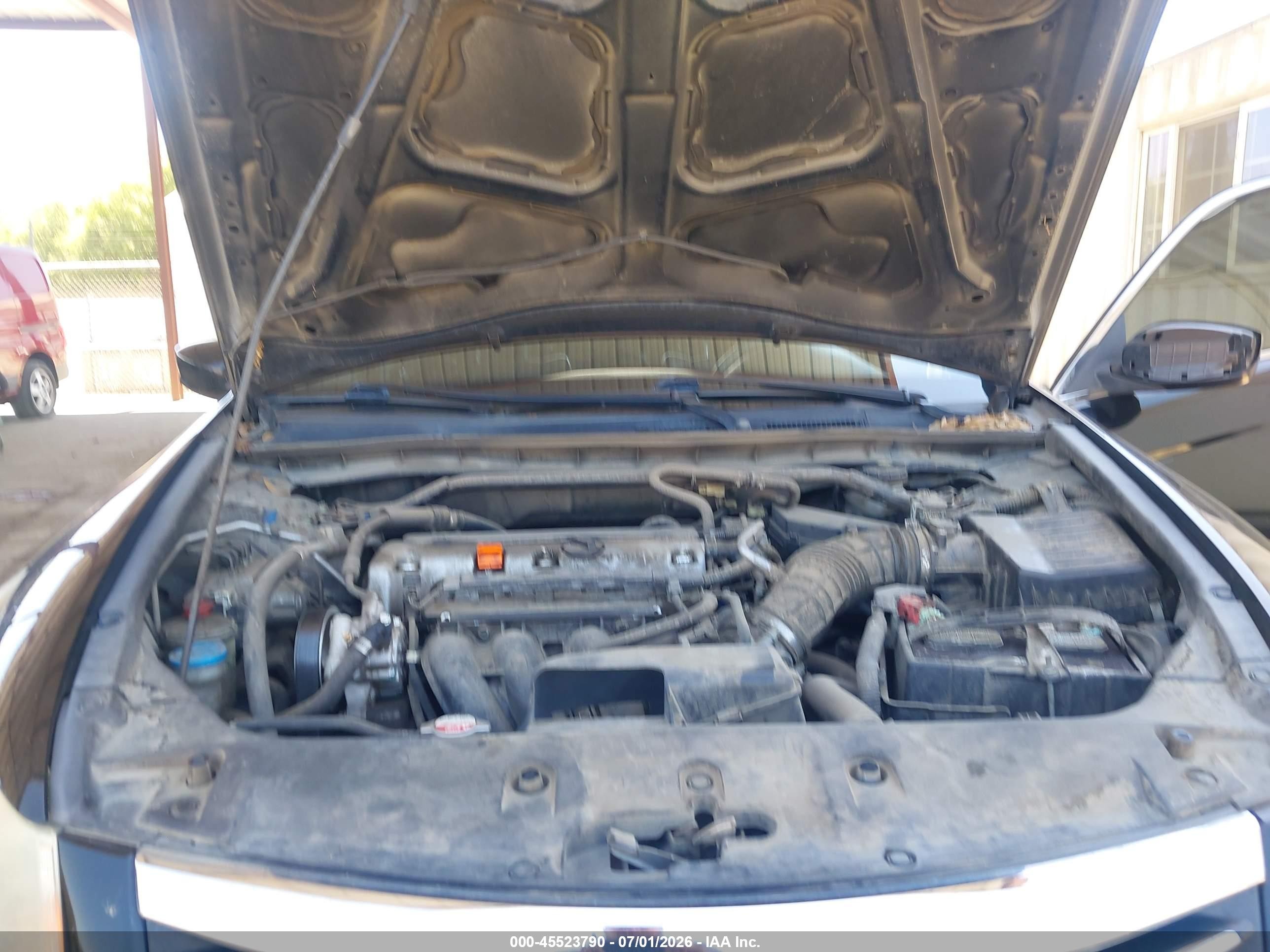 2011 Honda Accord 2.4 Ex-l Black vin: 1HGCP2F81BA010052