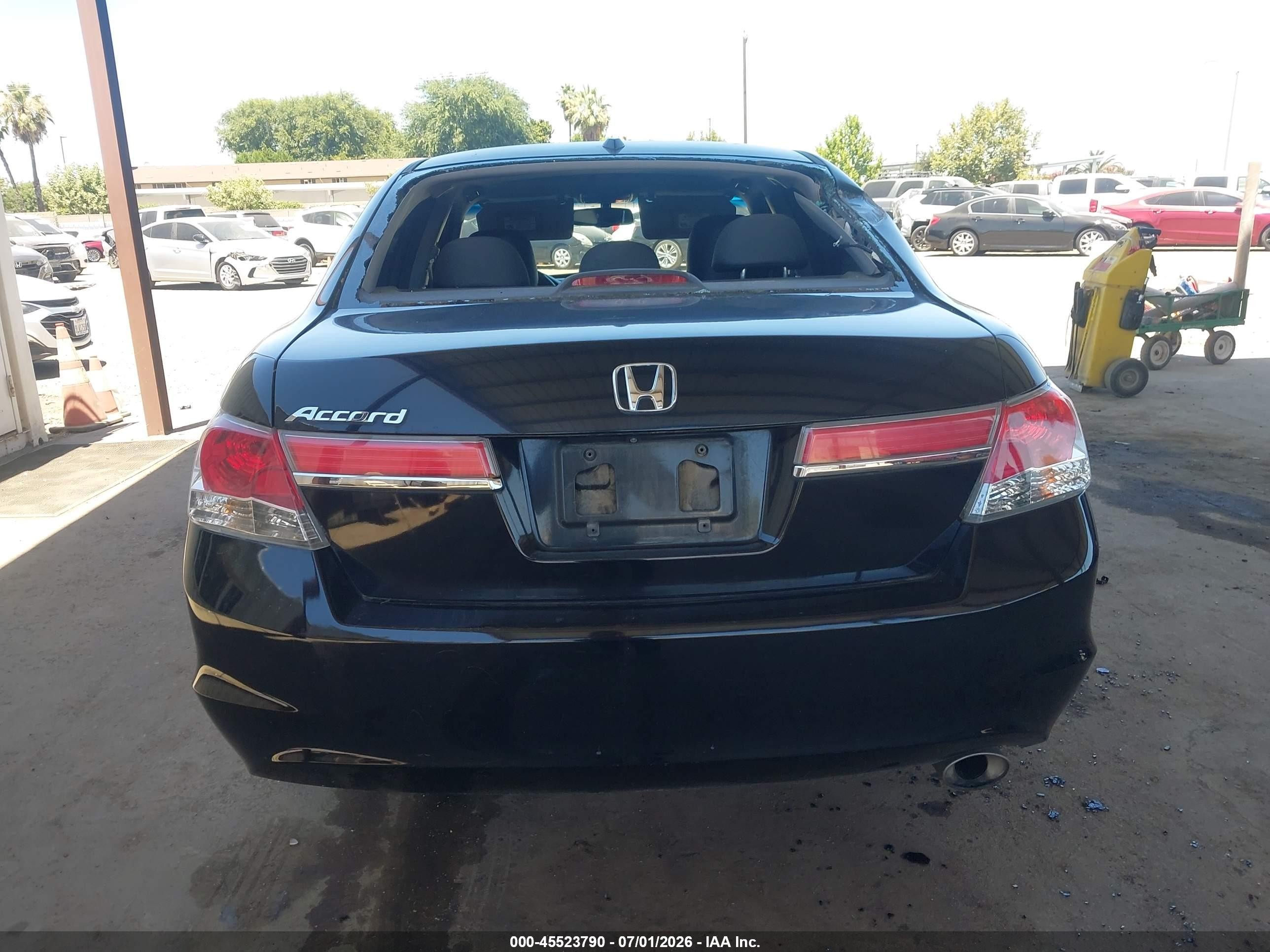 2011 Honda Accord 2.4 Ex-l Black vin: 1HGCP2F81BA010052