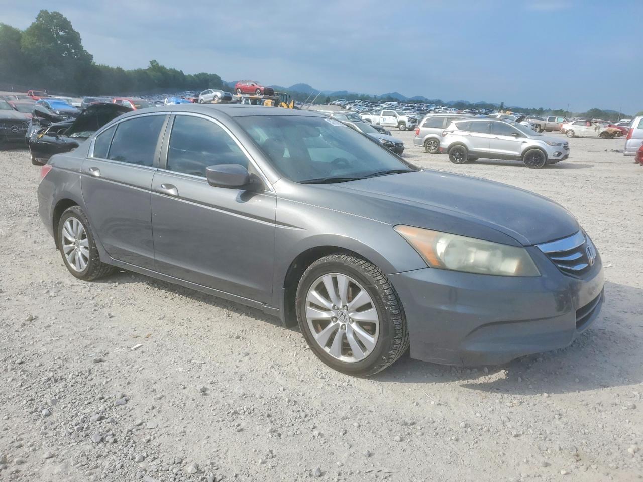 2011 Honda Accord Exl Gray vin: 1HGCP2F81BA049966