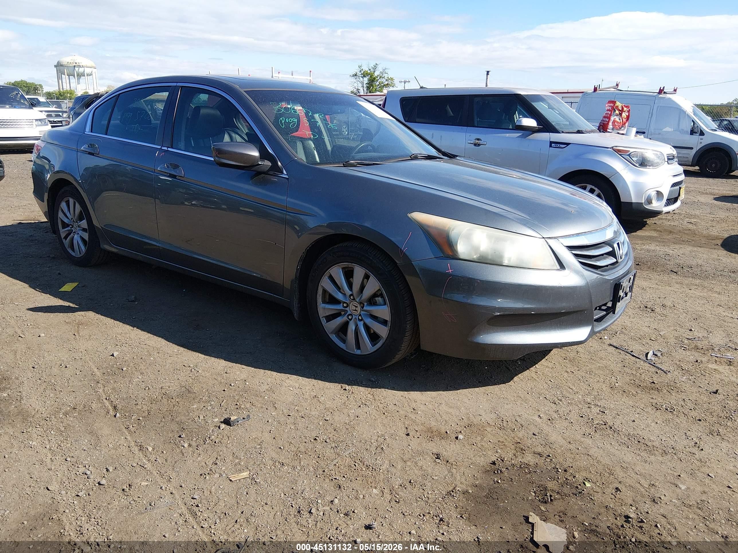 2011 Honda Accord 2.4 Ex-l Gray vin: 1HGCP2F81BA068906