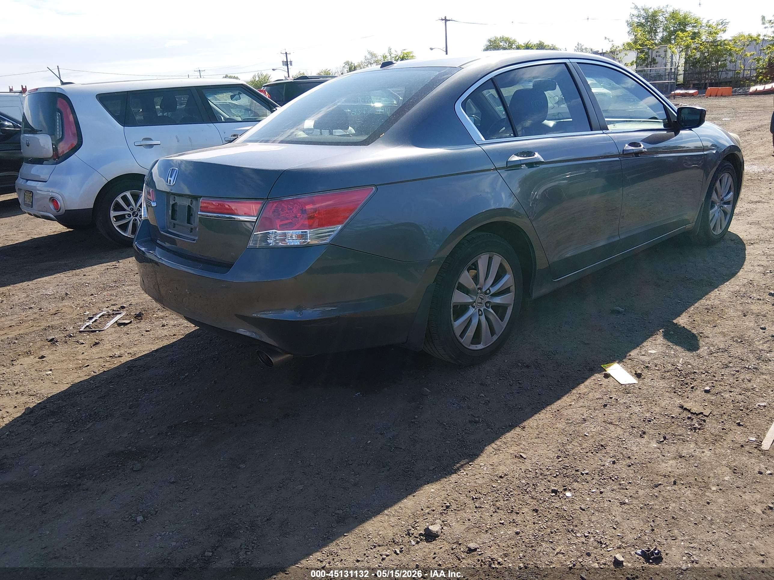 2011 Honda Accord 2.4 Ex-l Gray vin: 1HGCP2F81BA068906