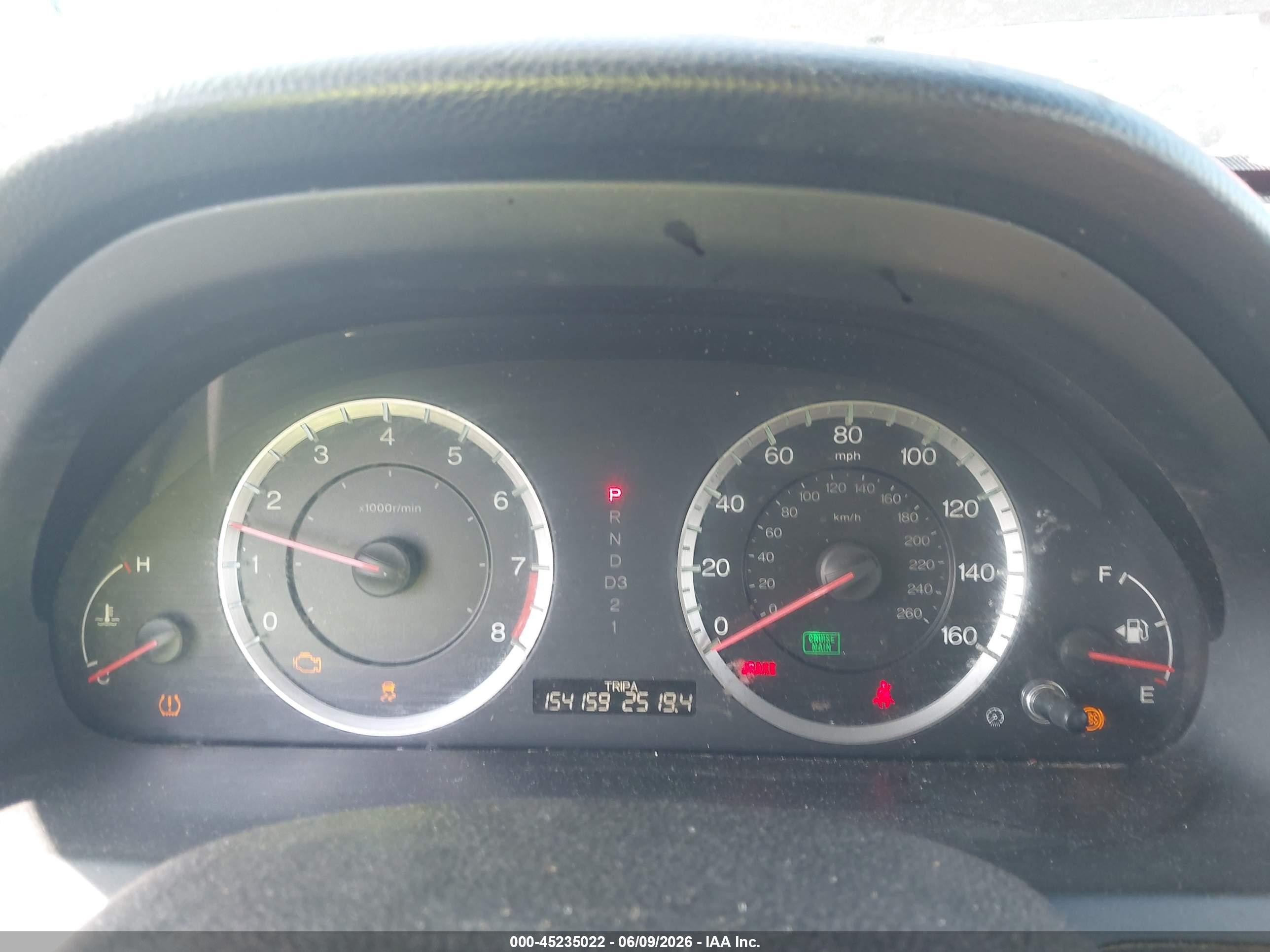 2011 Honda Accord 2.4 Ex-l Фиолетовый vin: 1HGCP2F81BA072227