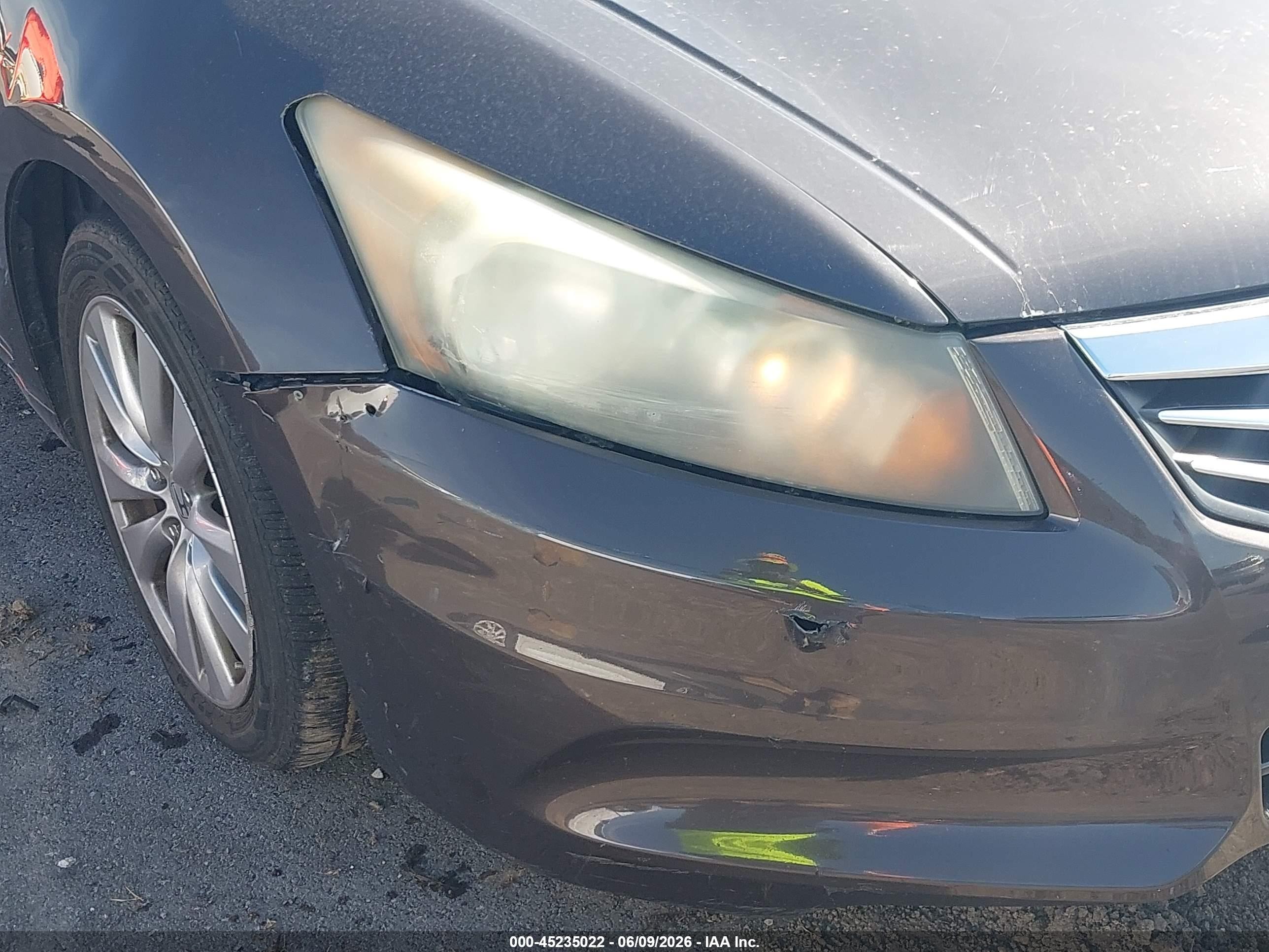 2011 Honda Accord 2.4 Ex-l Фиолетовый vin: 1HGCP2F81BA072227