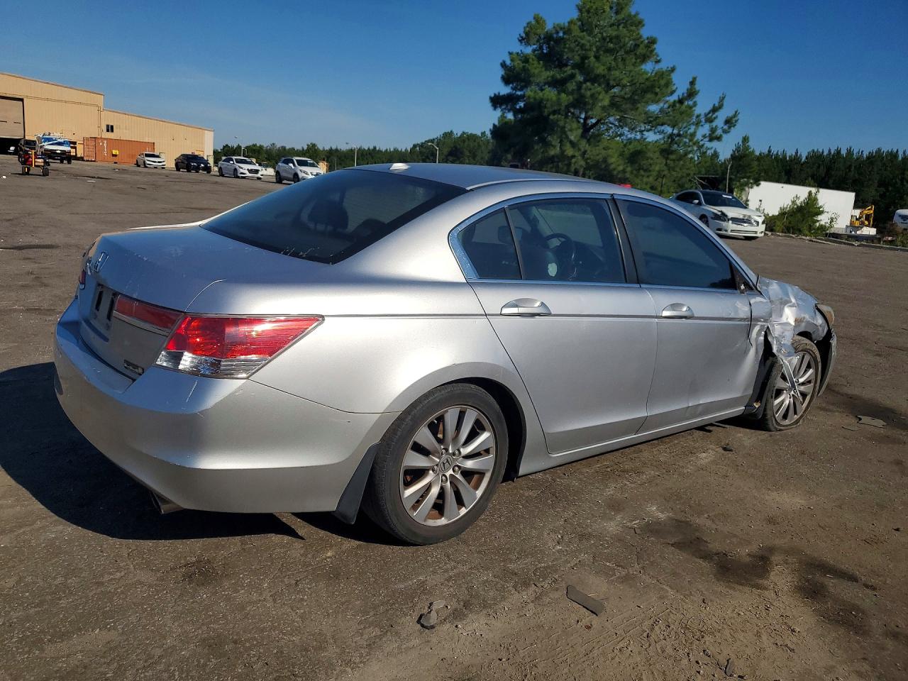 2011 Honda Accord Exl Silver vin: 1HGCP2F81BA075077