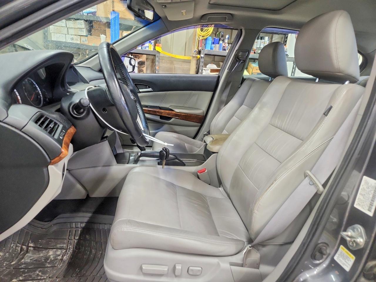 2011 Honda Accord Exl Gray vin: 1HGCP2F81BA079095