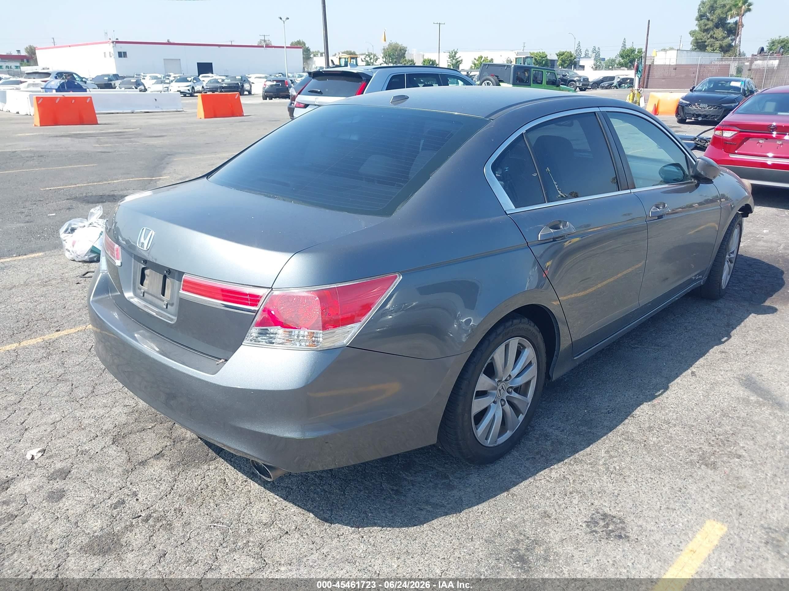 2011 Honda Accord 2.4 Ex-l Gray vin: 1HGCP2F81BA079873