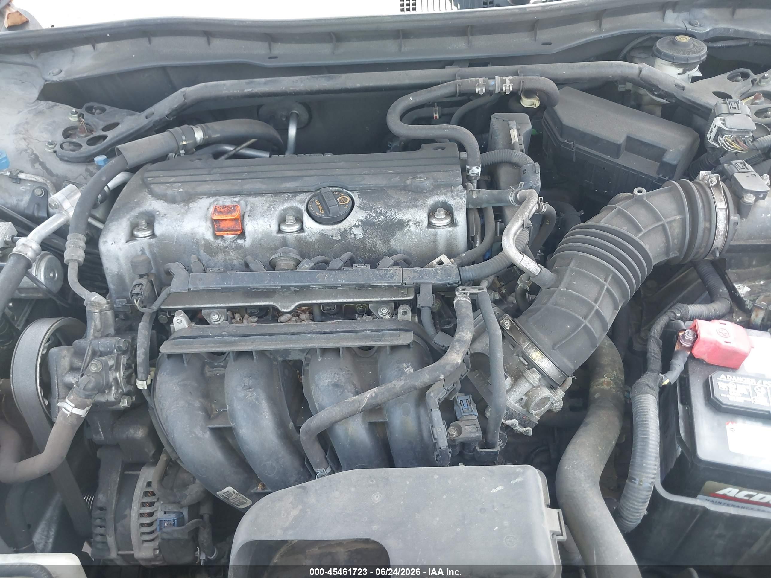 2011 Honda Accord 2.4 Ex-l Gray vin: 1HGCP2F81BA079873