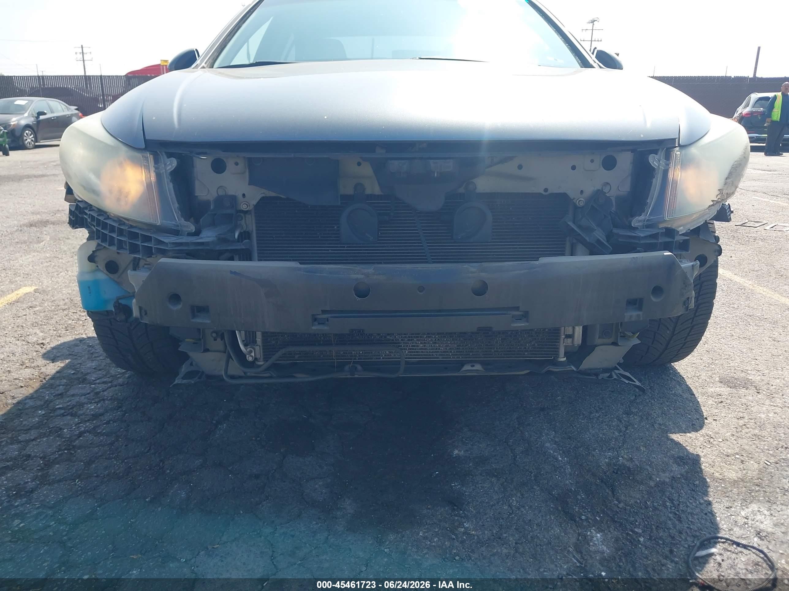 2011 Honda Accord 2.4 Ex-l Gray vin: 1HGCP2F81BA079873