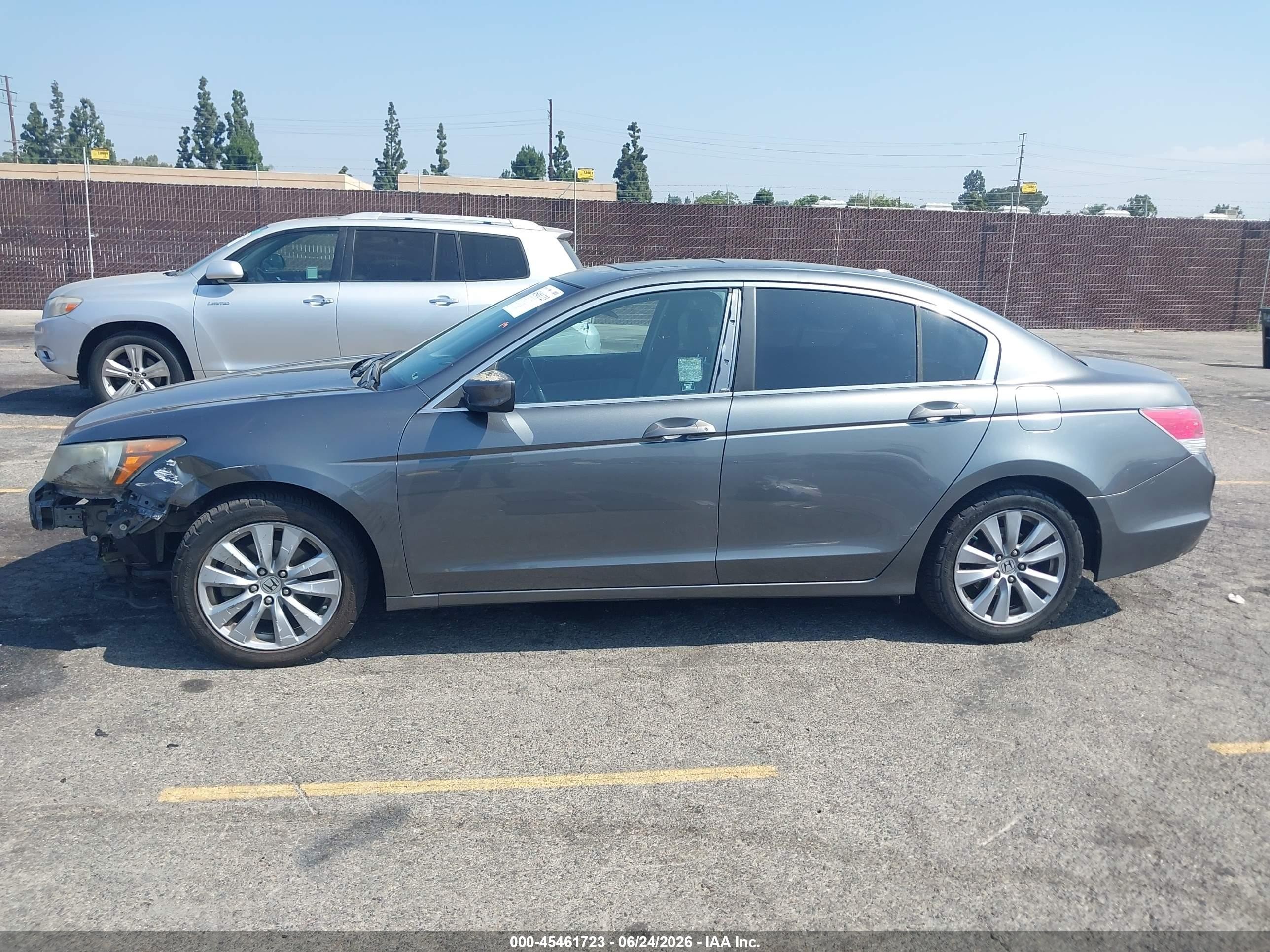2011 Honda Accord 2.4 Ex-l Gray vin: 1HGCP2F81BA079873