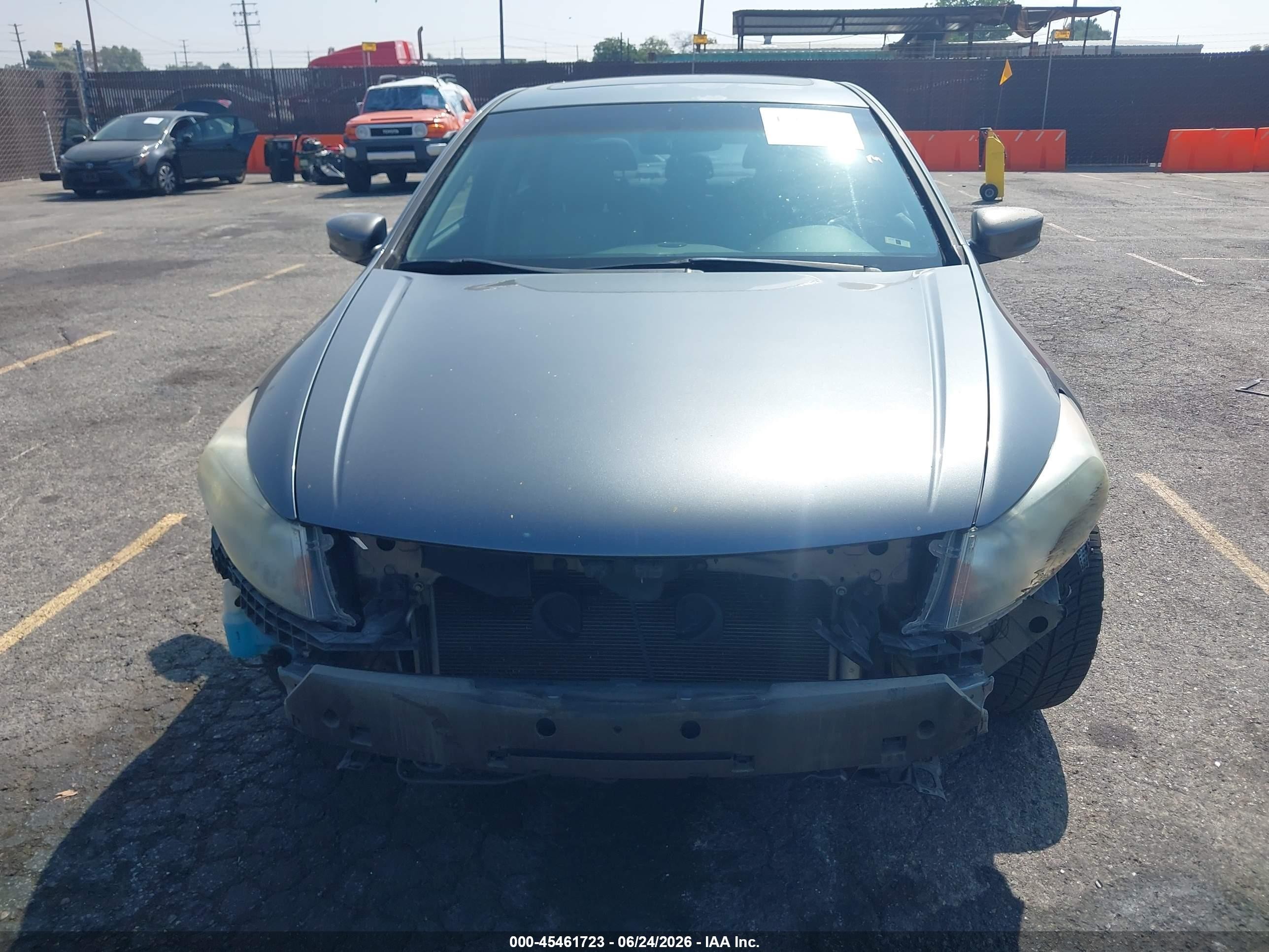 2011 Honda Accord 2.4 Ex-l Gray vin: 1HGCP2F81BA079873
