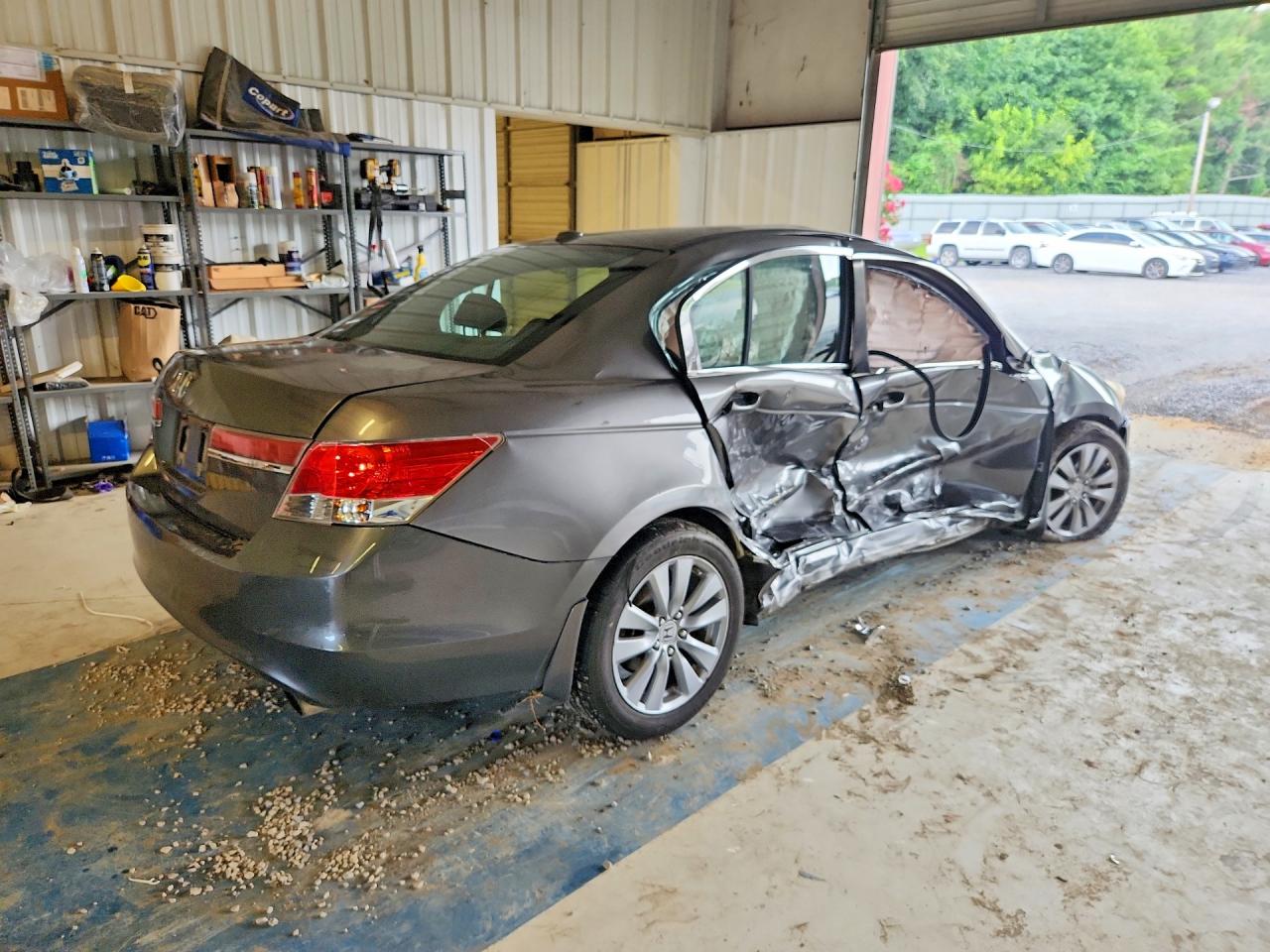 2011 Honda Accord Exl Gray vin: 1HGCP2F81BA083731