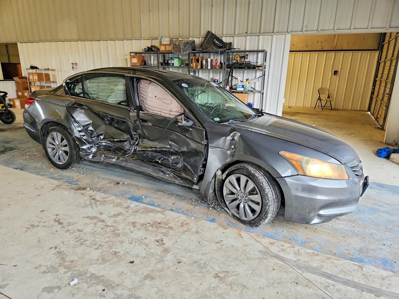 2011 Honda Accord Exl Gray vin: 1HGCP2F81BA083731