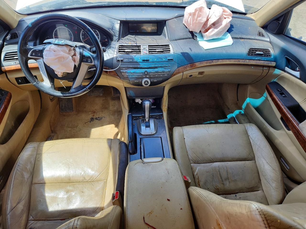 2011 Honda Accord Exl Белый vin: 1HGCP2F81BA089626