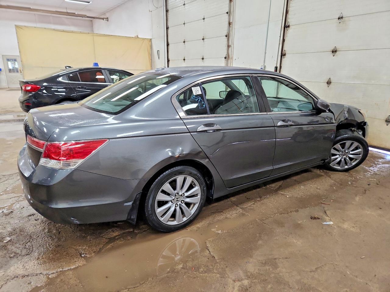 2011 Honda Accord Exl Серый vin: 1HGCP2F81BA119241