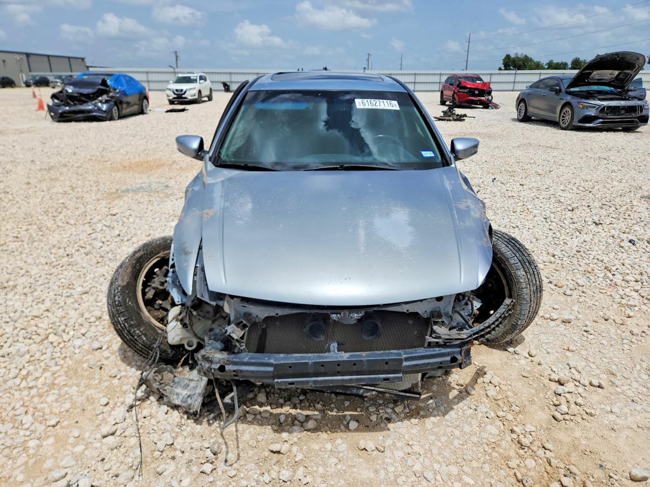 2011 Honda Accord Exl Синий vin: 1HGCP2F81BA120714